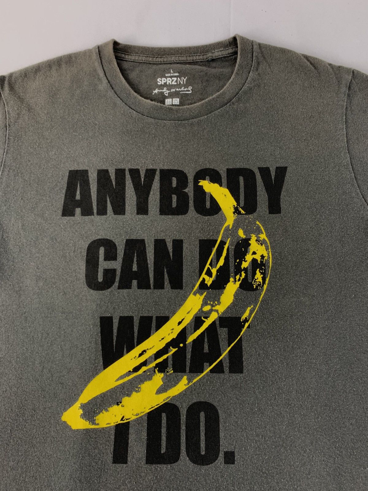 Andy Warhol SPRZNY Andy Warhol Banana Quotes Humors Printed Tee Size US M / EU 48-50 / 2 - 3 Thumbnail