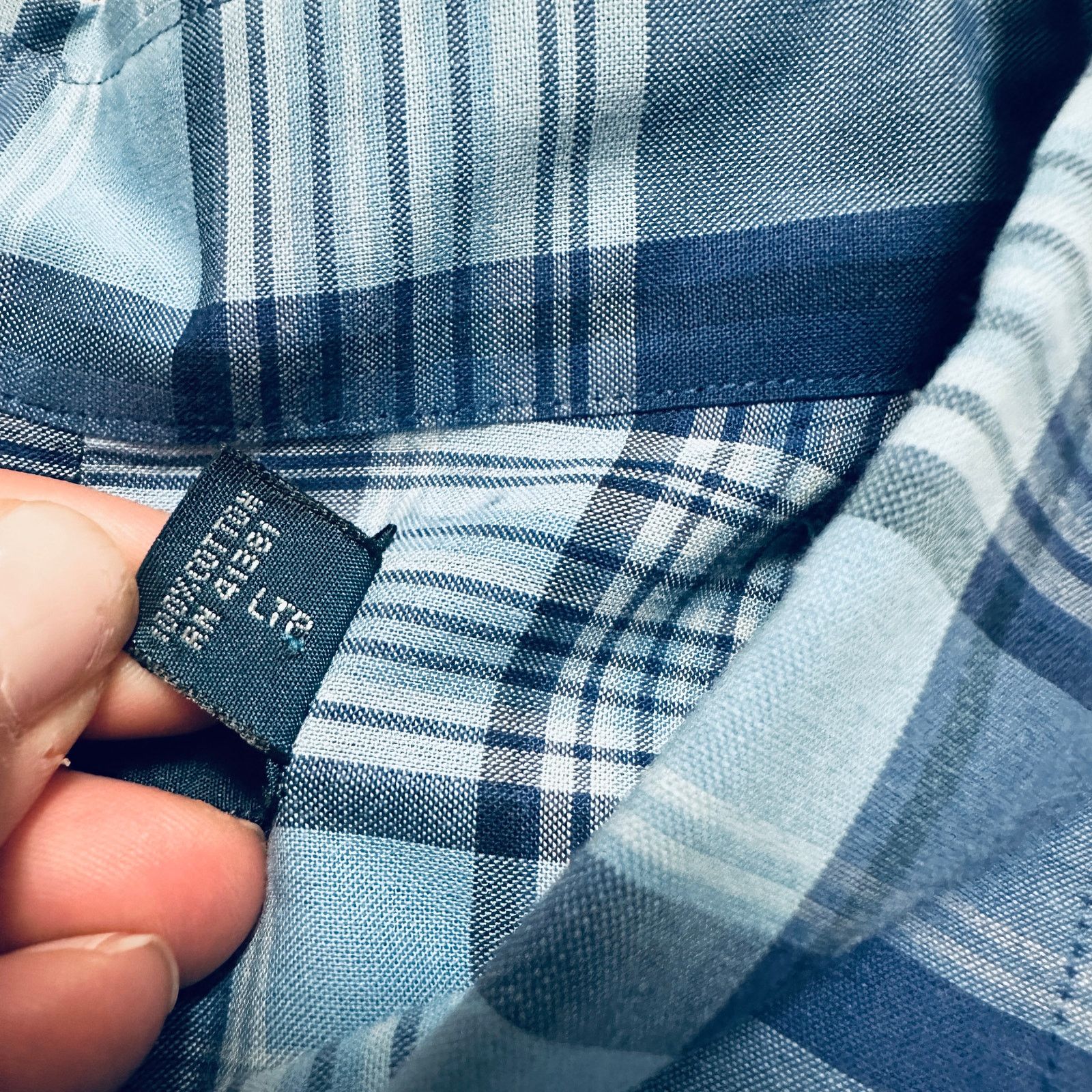 Ralph Lauren Ralph Lauren blue plaid classic fit button down Size US L / EU 52-54 / 3 - 6 Thumbnail