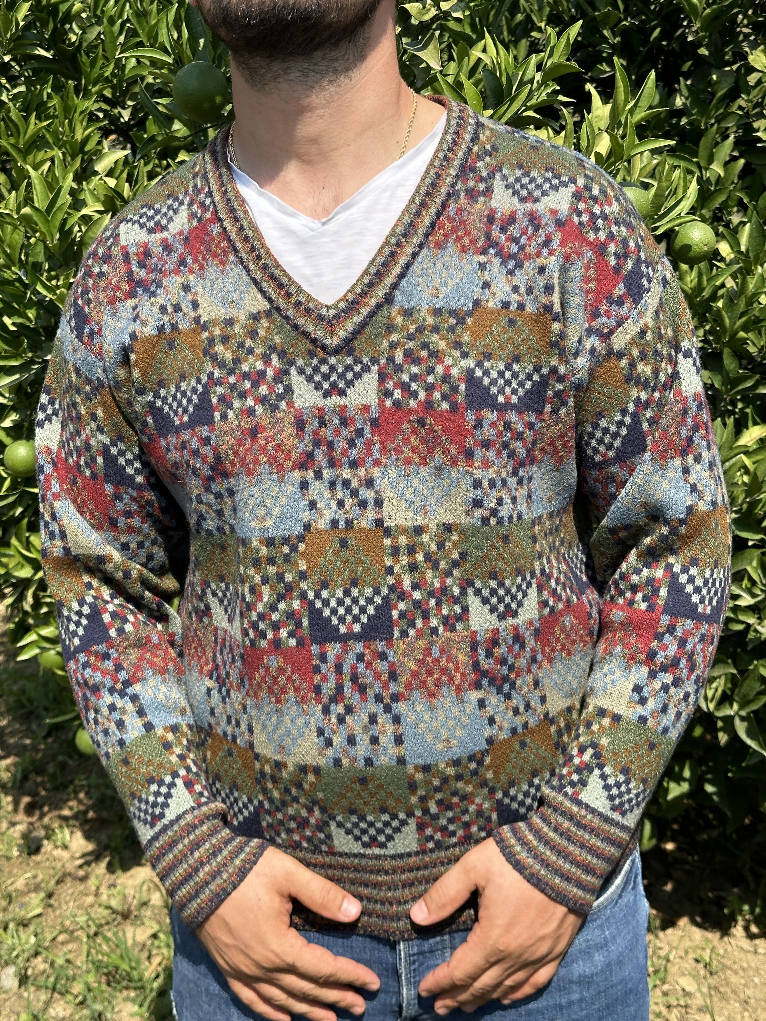 Missoni 1996 Missoni 3D Knit Jumper Retro Pullover Cosby Size XL Size US XL / EU 56 / 4 - 18 Thumbnail