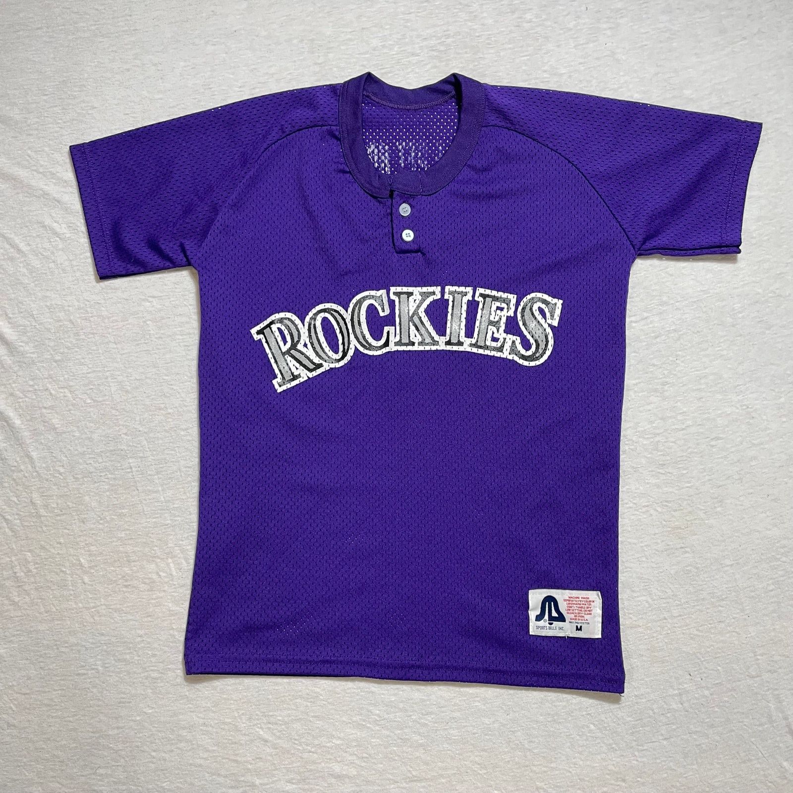 Vintage Rockies Baseball Jersey Youth Size (M) Size US M / EU 48-50 / 2 - 2 Thumbnail