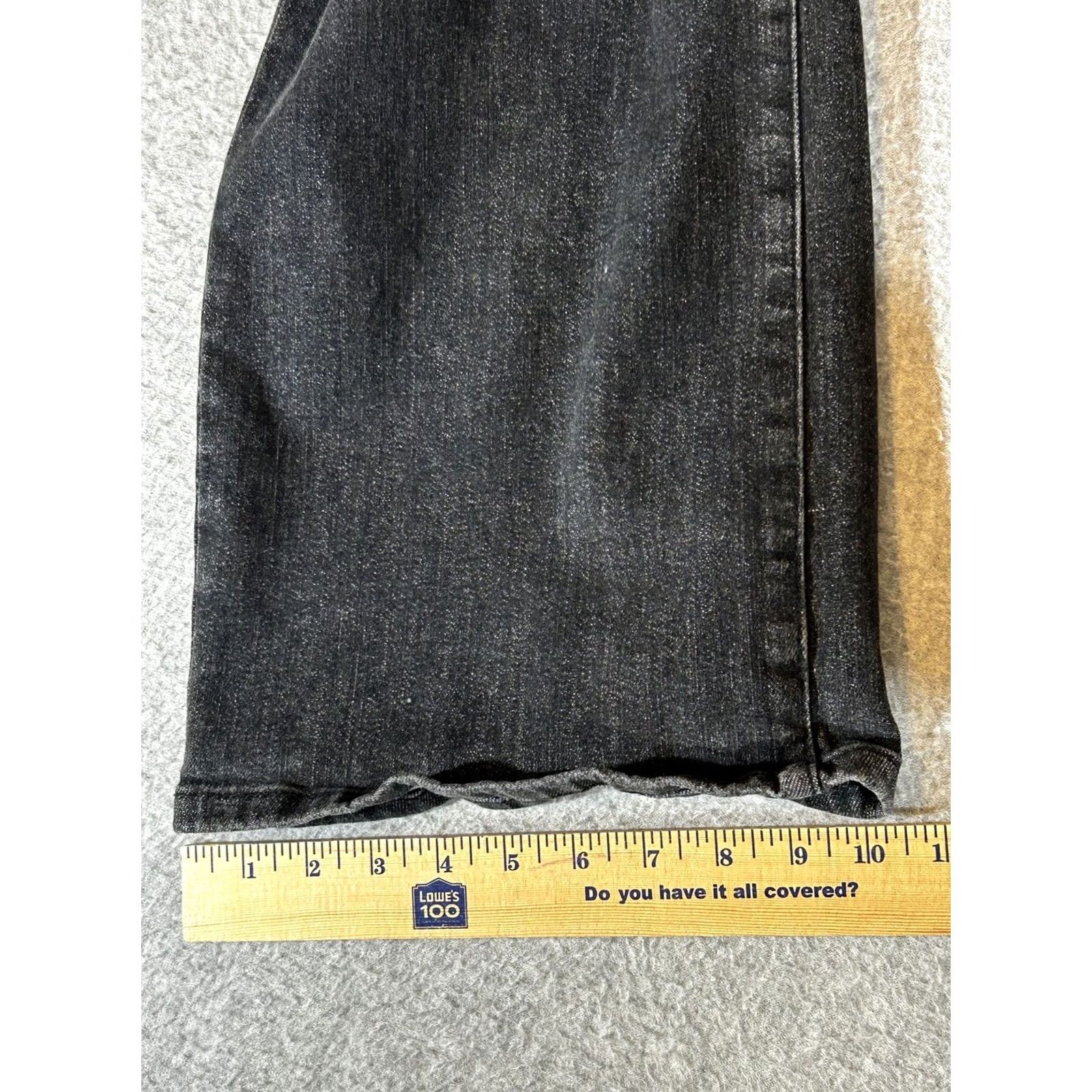 Vintage VINTAGE Judy Blue Jeans Womens 11/30 Wide-Leg High Waist Baggy Stretch Grunge Y2K Junior Size 32" / US 10 / IT 46 - 5 Thumbnail