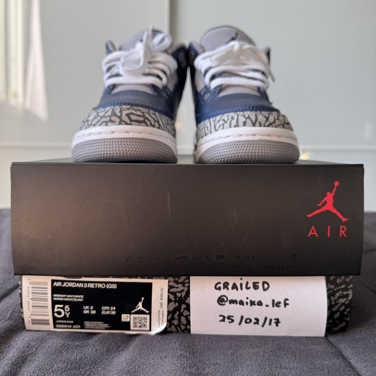 Jordan Brand × Nike Air Jordan 3 Retro “Georgetown” 2021 GS Size US 5.5 / EU 38 - 10 Thumbnail