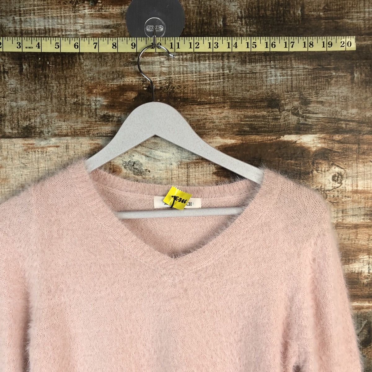 Japanese Brand DL Mish Masch Pink fur shaggy mohair Knitwear #C366 Size S / US 4 / IT 40 - 4 Thumbnail