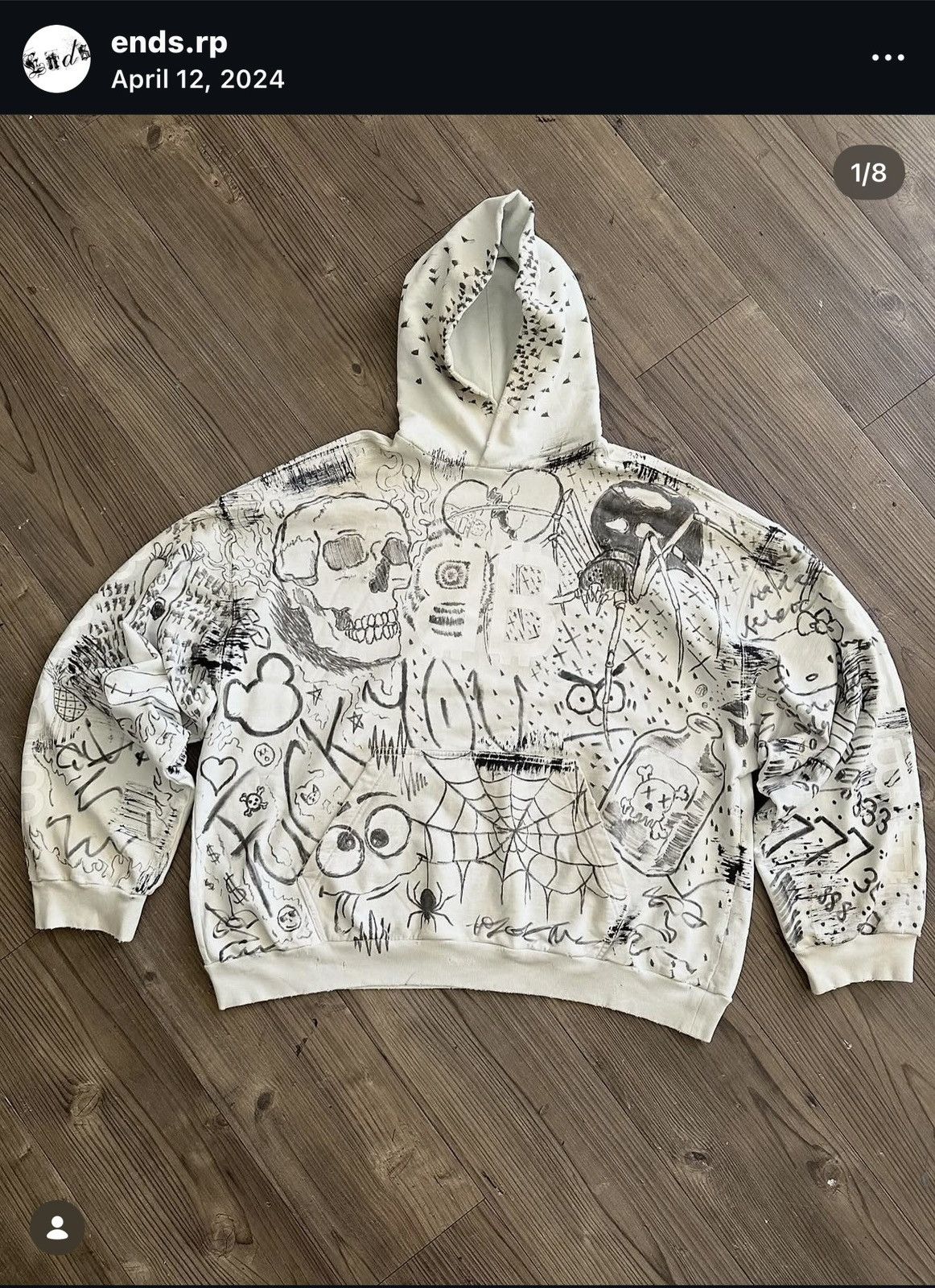 Balenciaga Balenciaga X HOW COLE ends.rp BITCOIN 1 OF 1 Custom Size US S / EU 44-46 / 1 - 1 Thumbnail