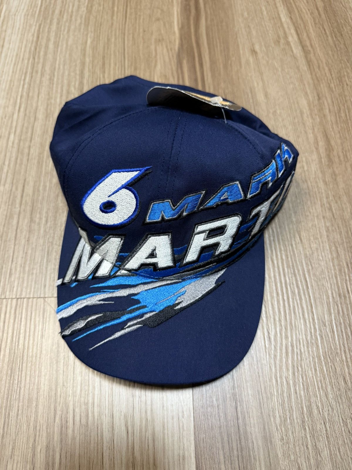 NASCAR Vintage Mark Martin Racing #6 NASCAR SnapBack Hat Cap Size ONE SIZE - 6 Thumbnail