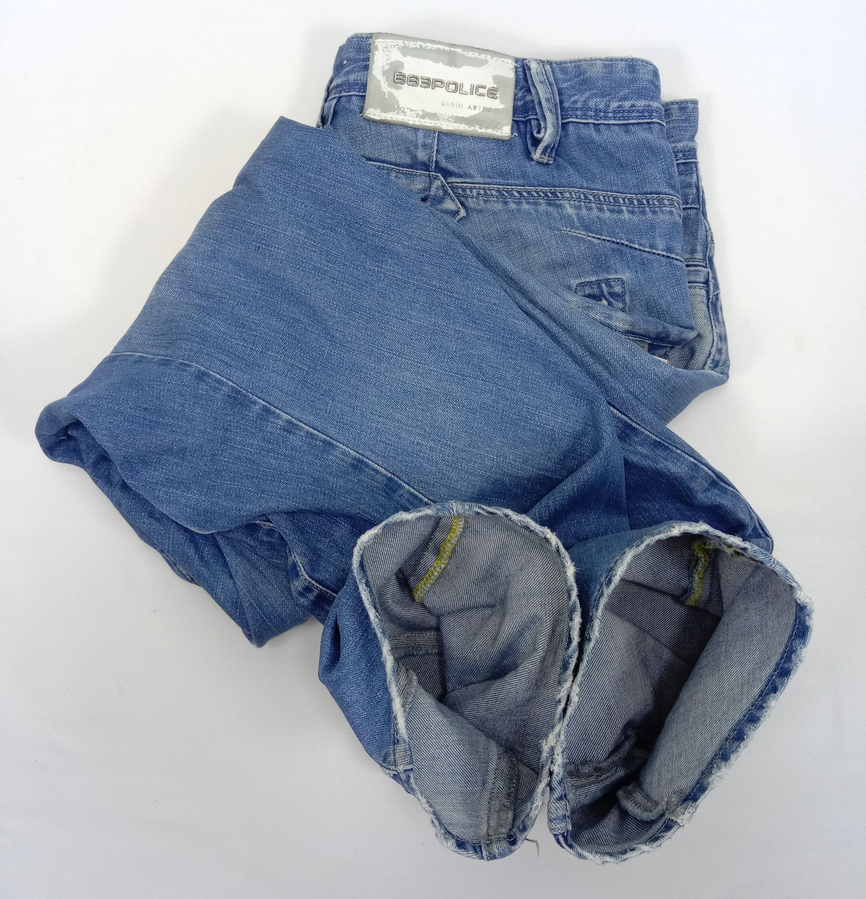 Japanese Brand Vintage Police Multi Pocket Blue Wash Jeans Size US 34 / EU 50 - 14 Thumbnail