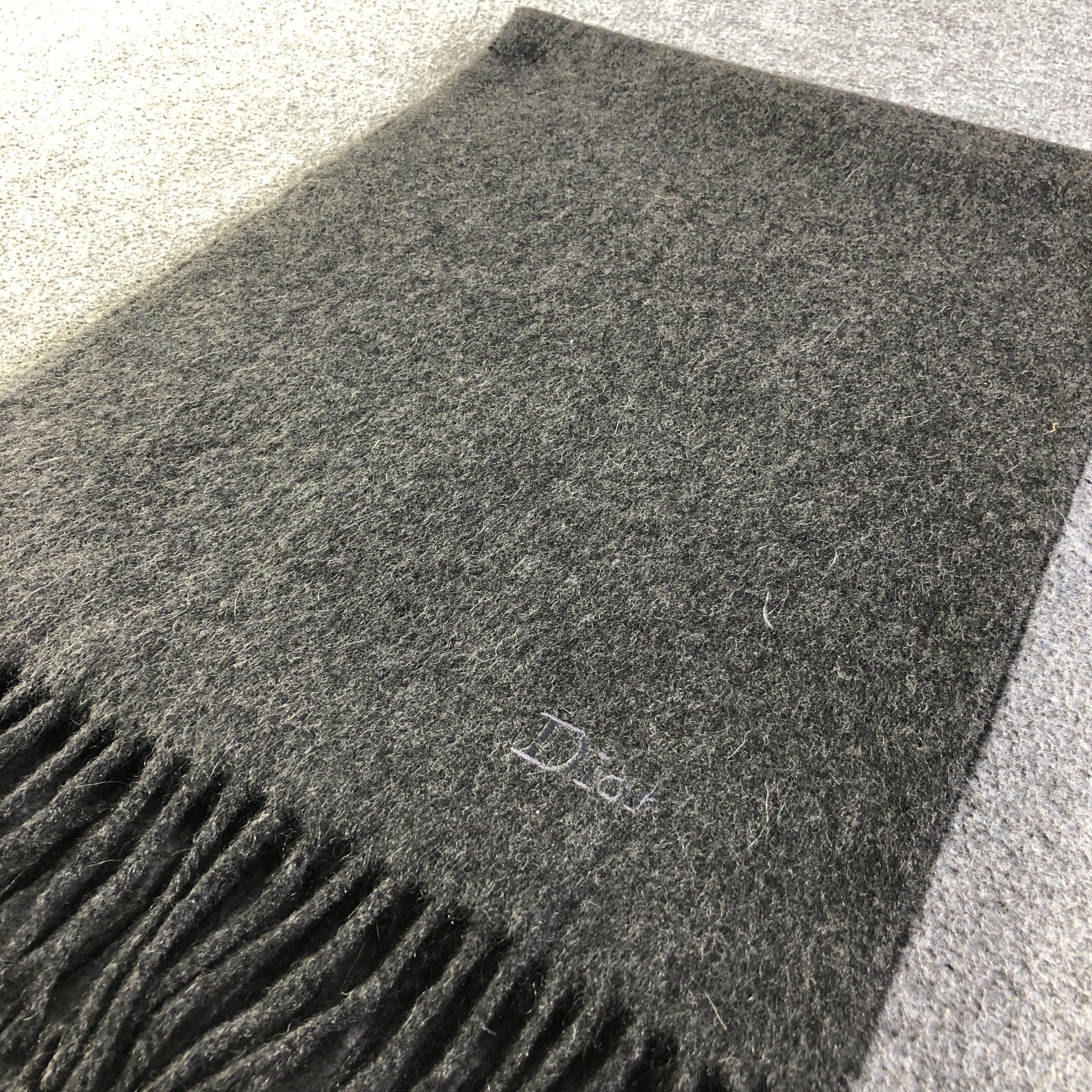 Japanese Brand Christian Dior Wool Scarf Muffler Neckwear V2654 Size ONE SIZE - 2 Thumbnail