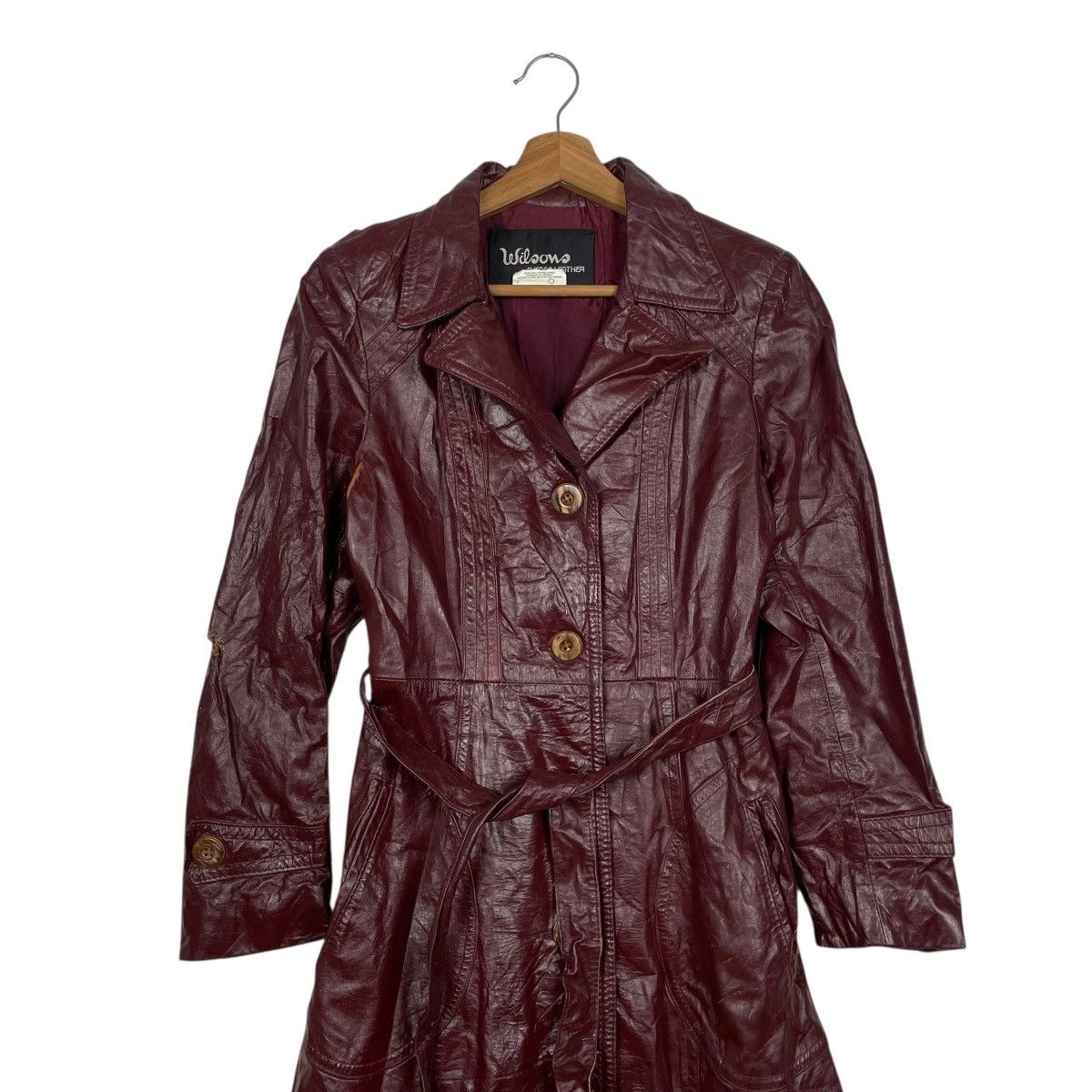 Wilsons Leather Vintage Wilsons Leather Coat Size S / US 4 / IT 40 - 3 Thumbnail