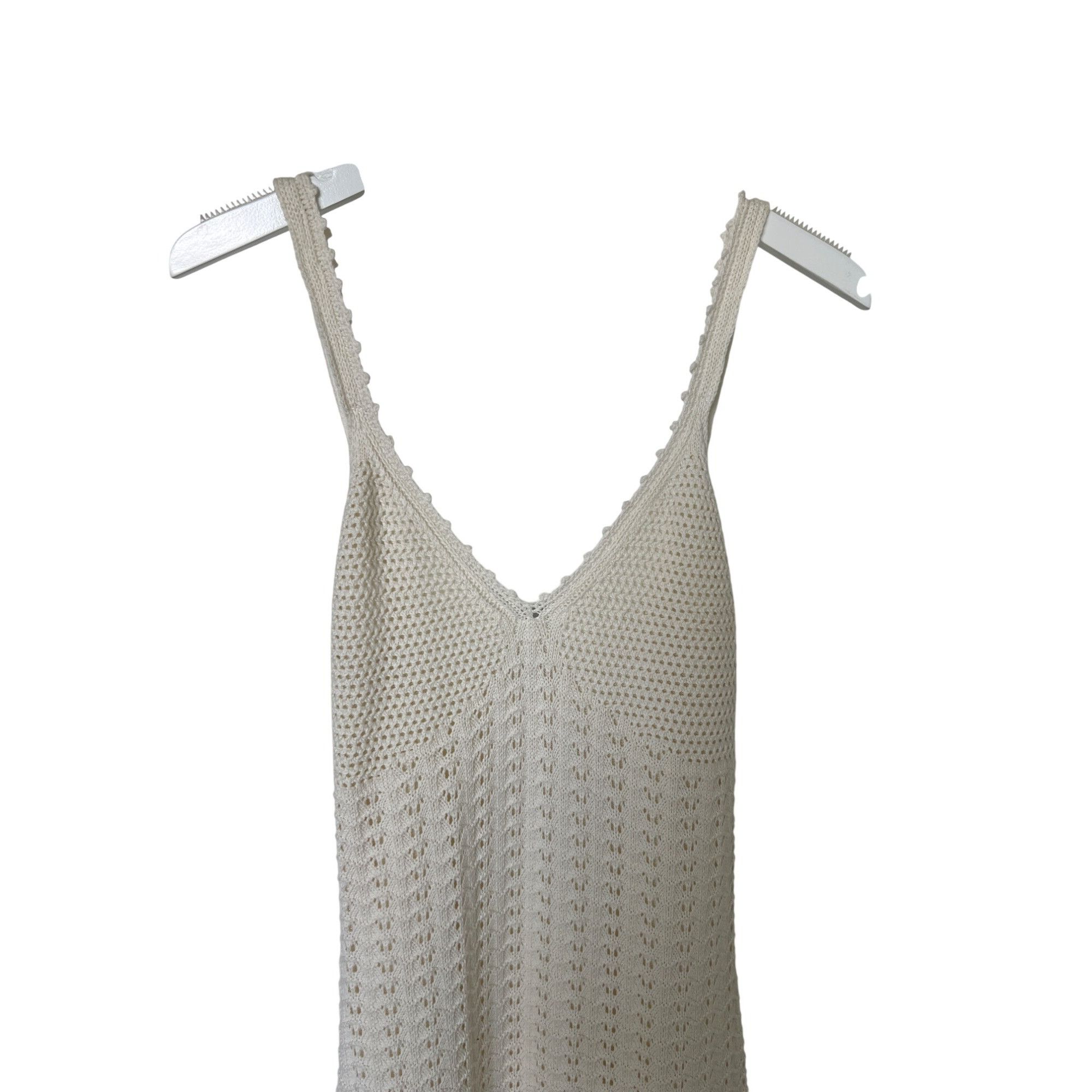 Z Supply Z Supply Elena Crochet Knit Midi Dress In Sandstone Size S / US 4 / IT 40 - 7 Thumbnail