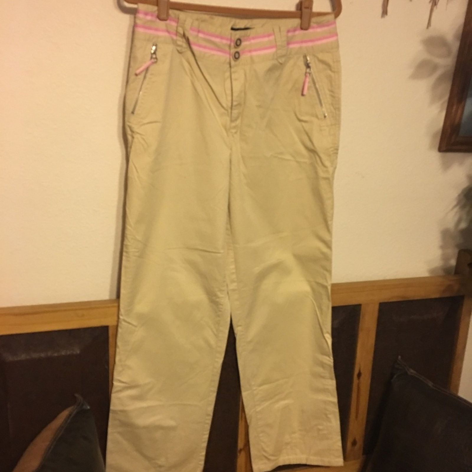 Other Metro style lightweight casual pants zipper detail Size 34" / US 12 / IT 48 - 3 Thumbnail