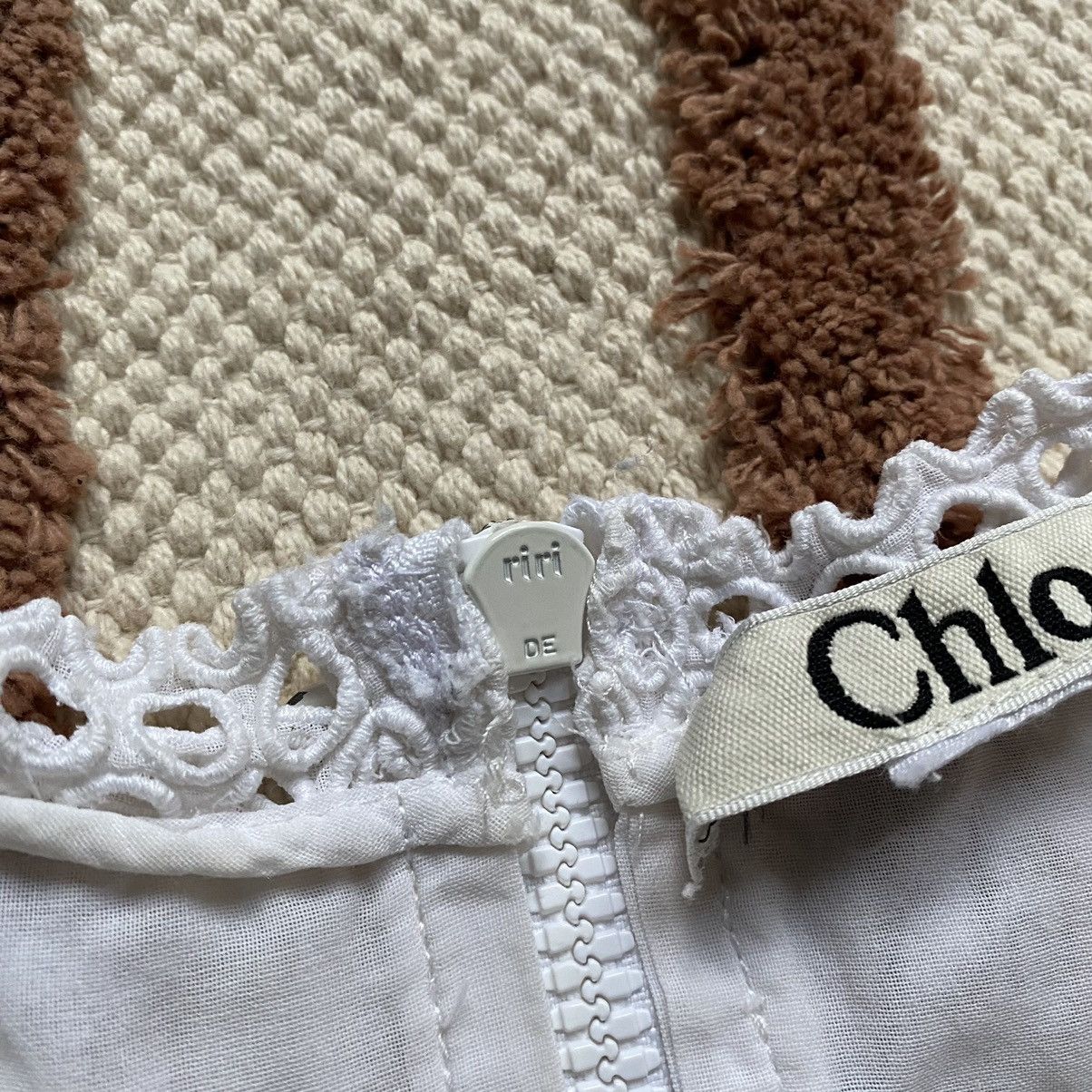 Chloe VINTAGE CHLOE RIRI ZIP TOP SHIRT Size M / US 6-8 / IT 42-44 - 4 Thumbnail