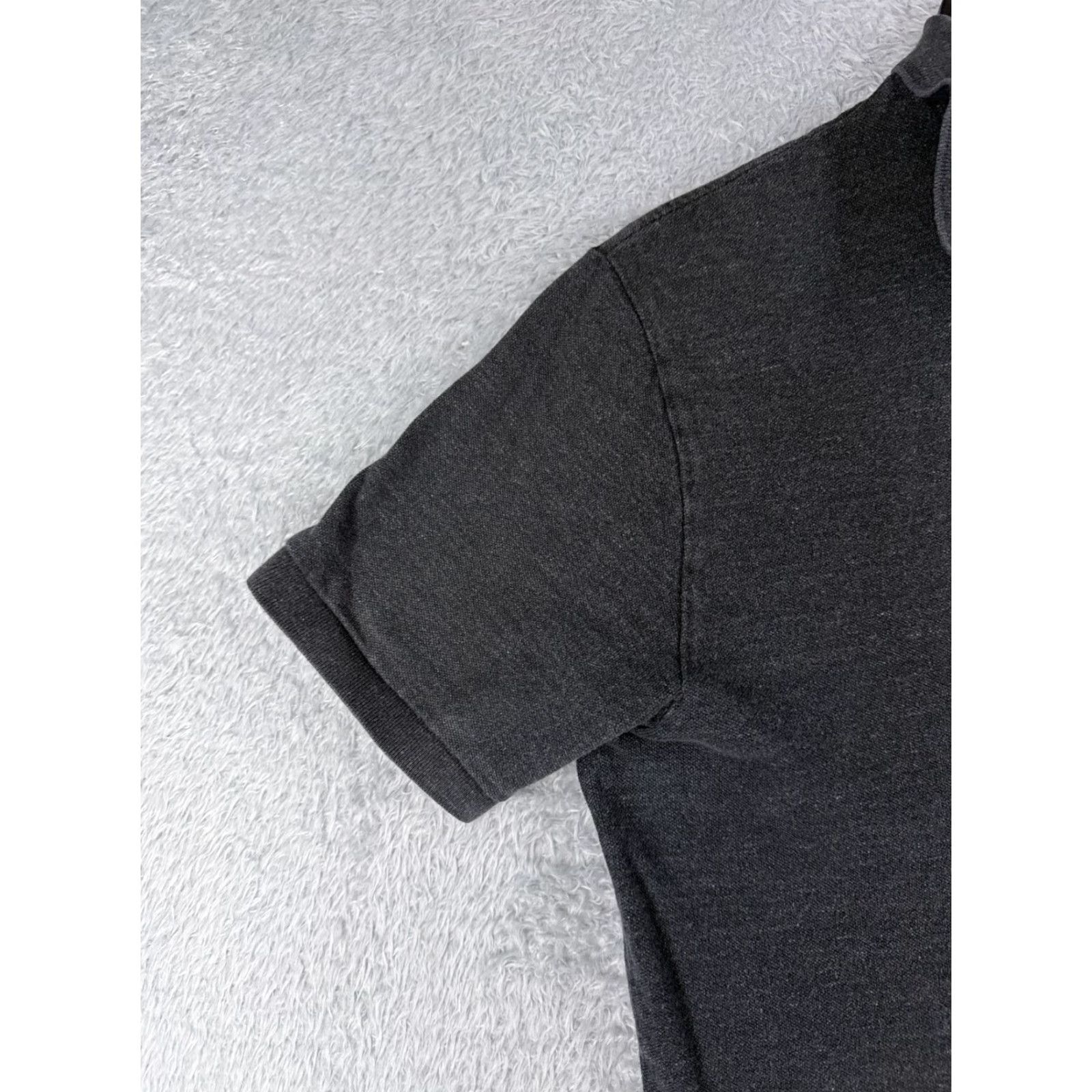 Ralph Lauren VINTAGE Polo Ralph Lauren Polo Shirt Mens Large Gray Short Sleeve Cotton Knit Pony Logo Size US L / EU 52-54 / 3 - 3 Thumbnail