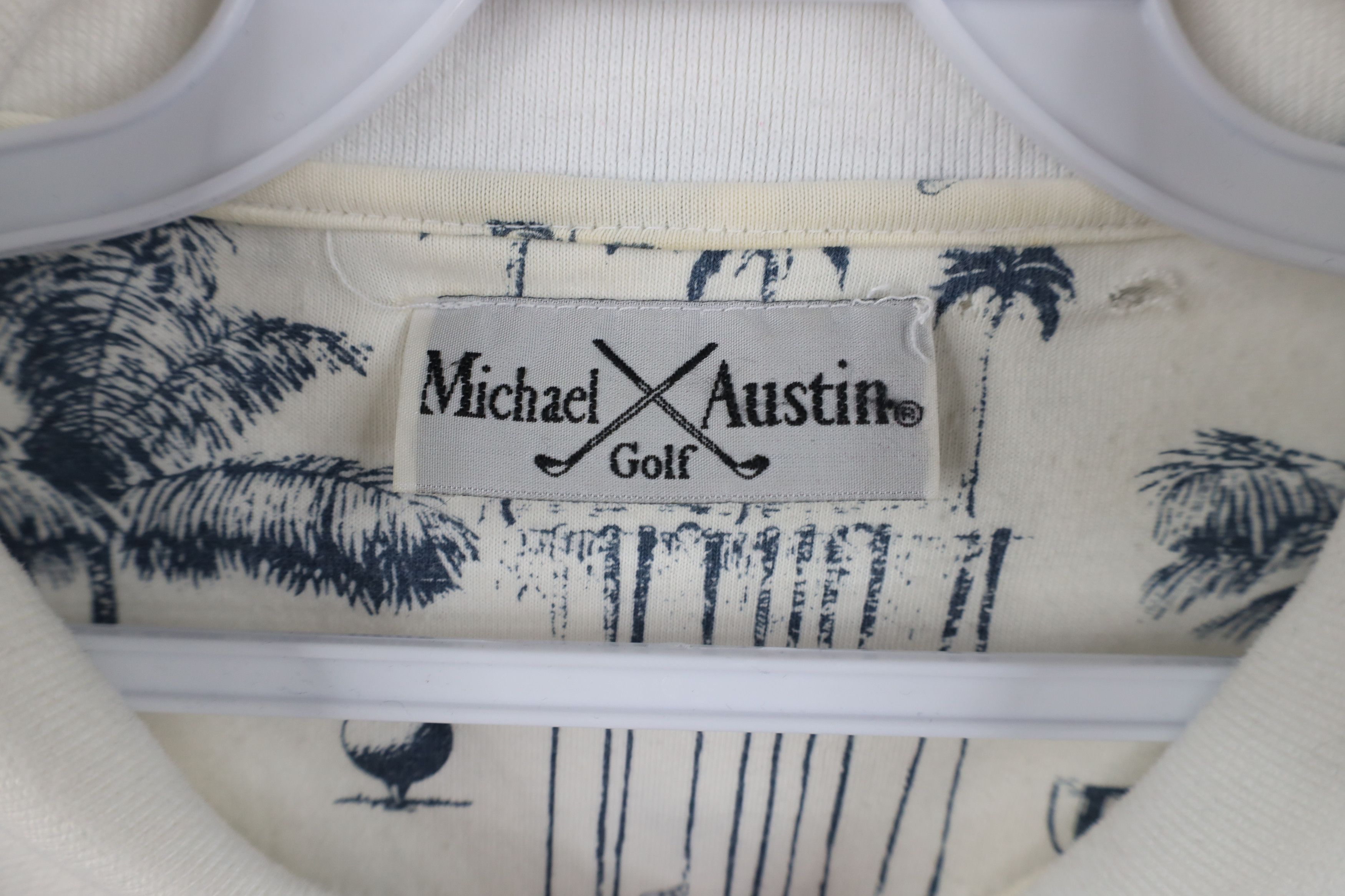 Vintage Vintage 90s Streetwear All Over Print Golf Polo Shirt Size US XXL / EU 58 / 5 - 8 Thumbnail