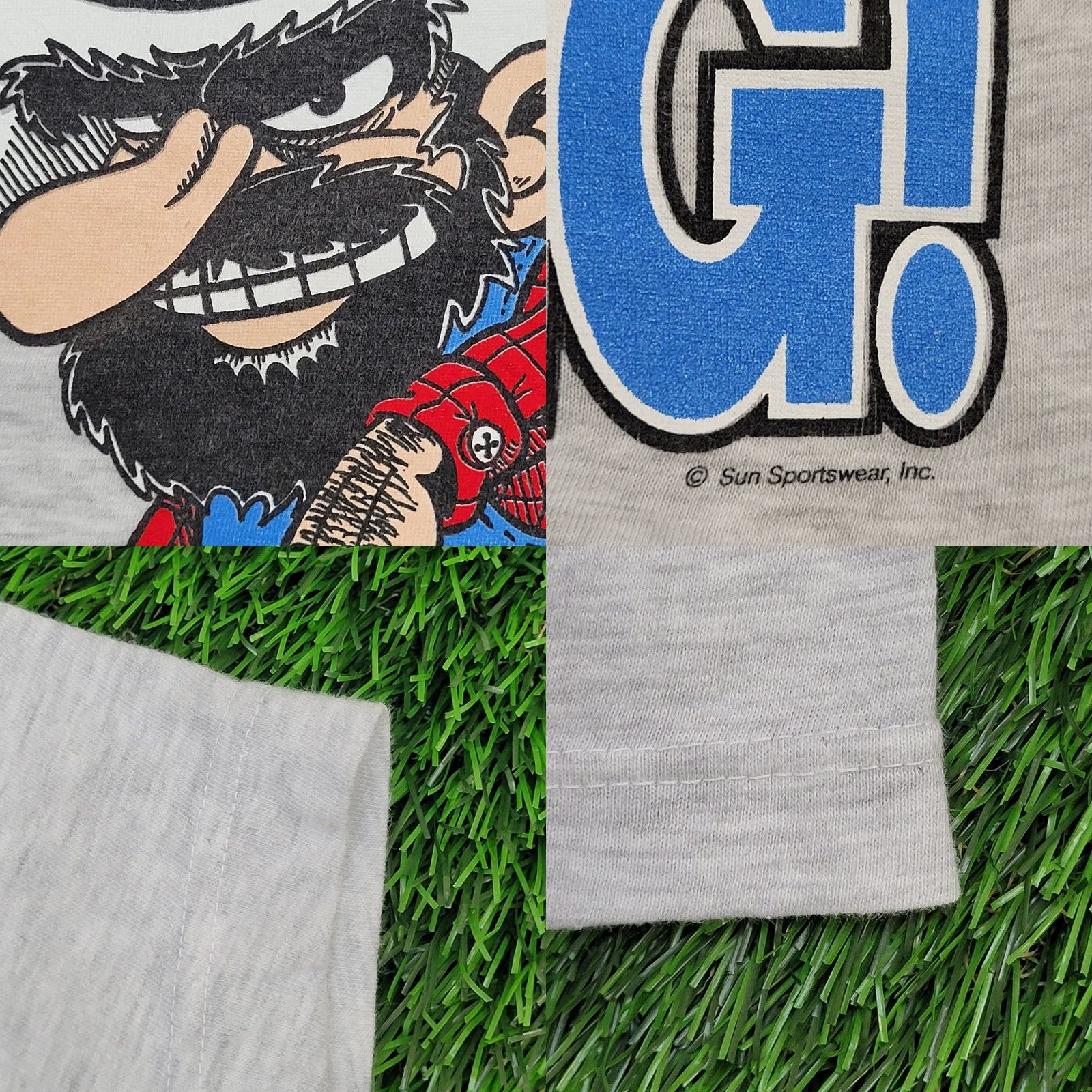 Vintage VINTAGE Funny Cowboy Western Shirt S/M 20x26 Gray Statement Humor S/M Gray Graphic Tee Mens Size US M / EU 48-50 / 2 - 9 Thumbnail