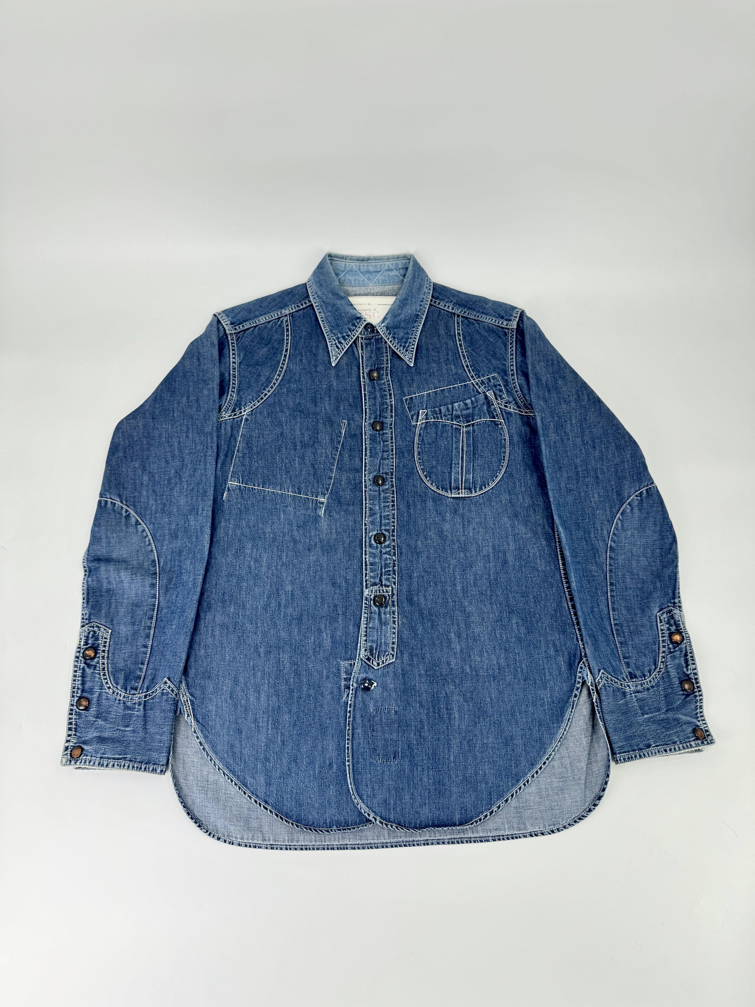 Mister Freedom × Sugar Cane Mister Freedom x Sugar Cane Denim Shirt CPO Small Japan Size US S / EU 44-46 / 1 - 1 Thumbnail