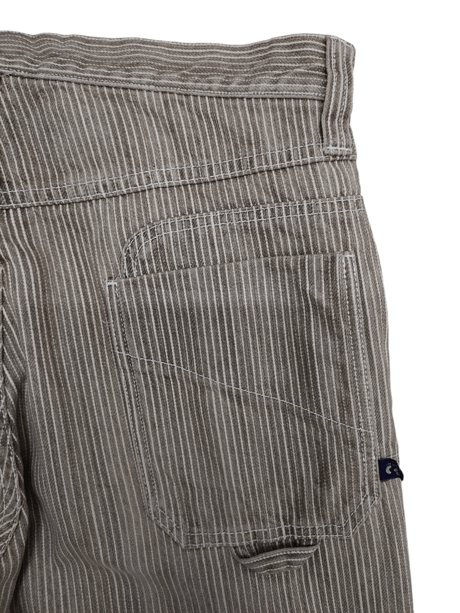 Japanese Brand Vintage Y2k Hang Ten Hickory Carpenter Denim Pants Orslow Size US 33 - 10 Thumbnail