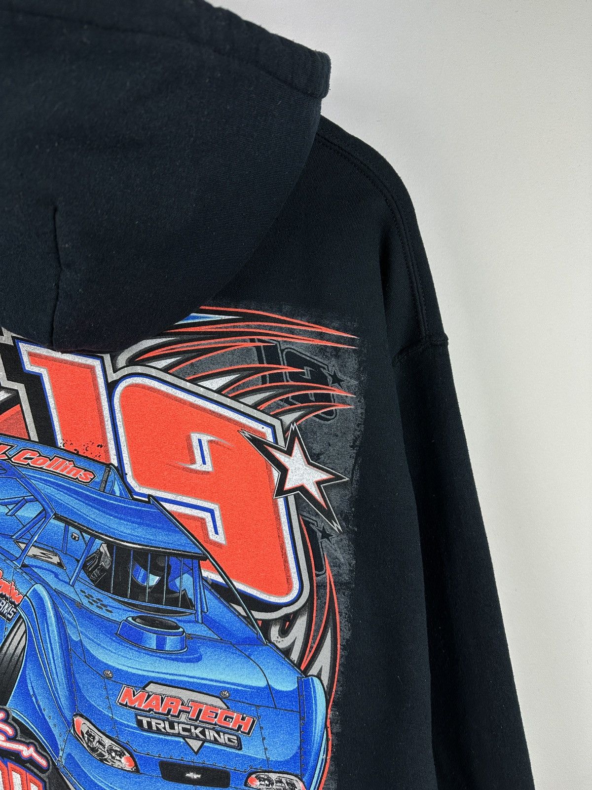 Vintage Vintage Y2K Hunter Bailey 19 Racing Hoodie Size US M / EU 48-50 / 2 - 3 Thumbnail