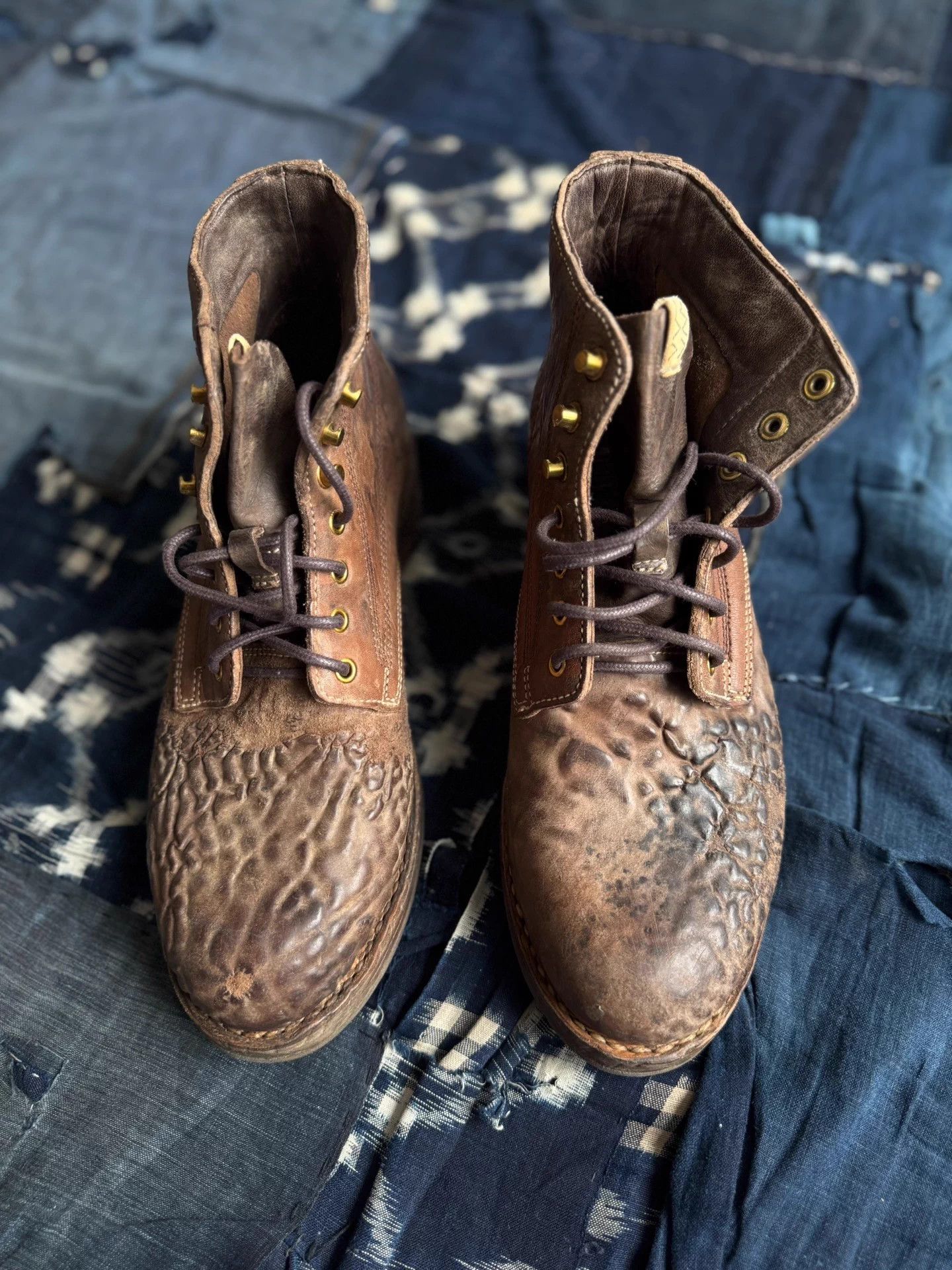 Visvim VISVIM 25AW Virgil Boots-Folk Distressed Leather Work Boots Size US 9 / EU 42 - 6 Thumbnail