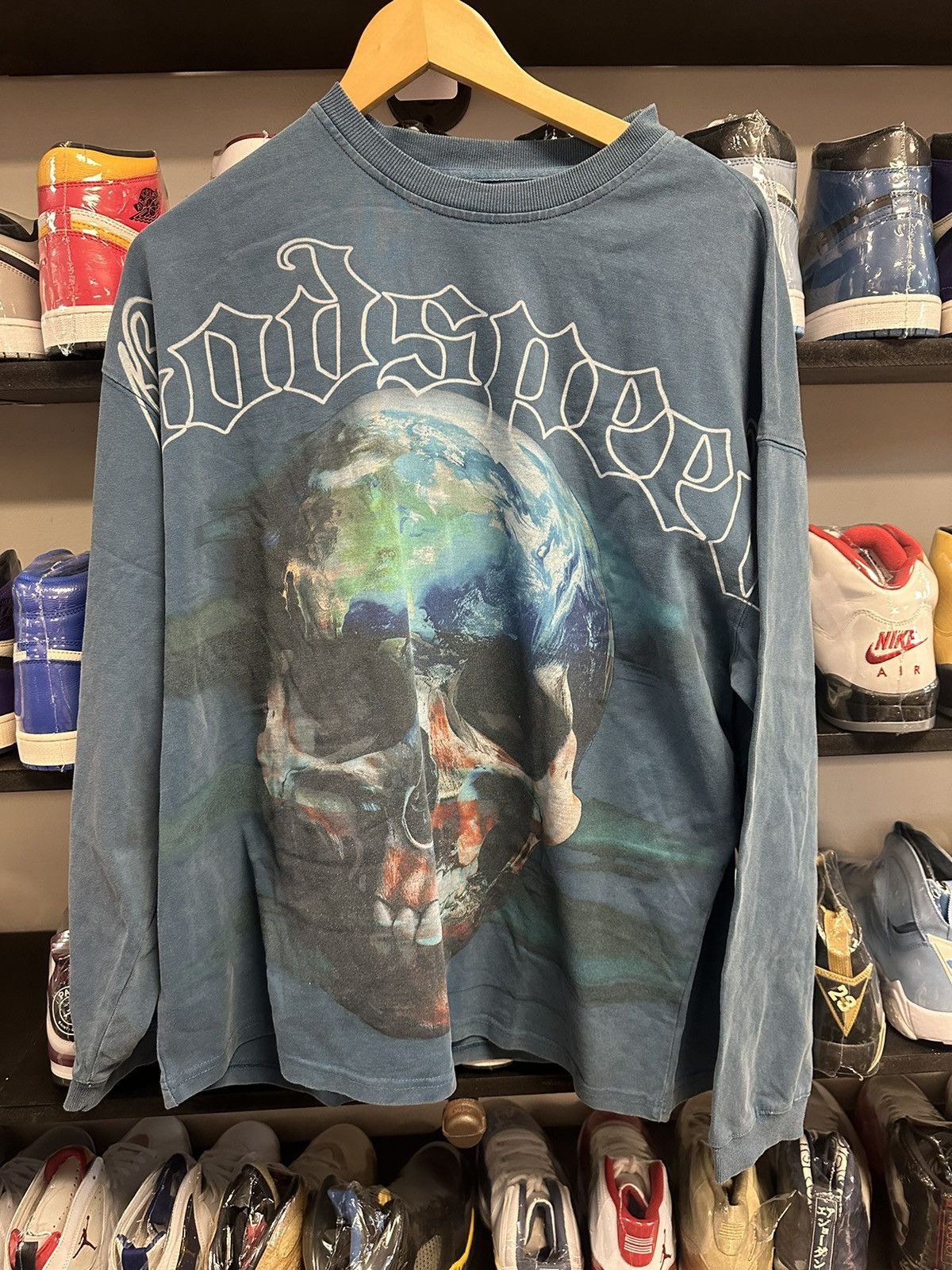 Godspeed Godspeed new skull shirt men’s long sleeve xl Size US XL / EU 56 / 4 - 1 Thumbnail
