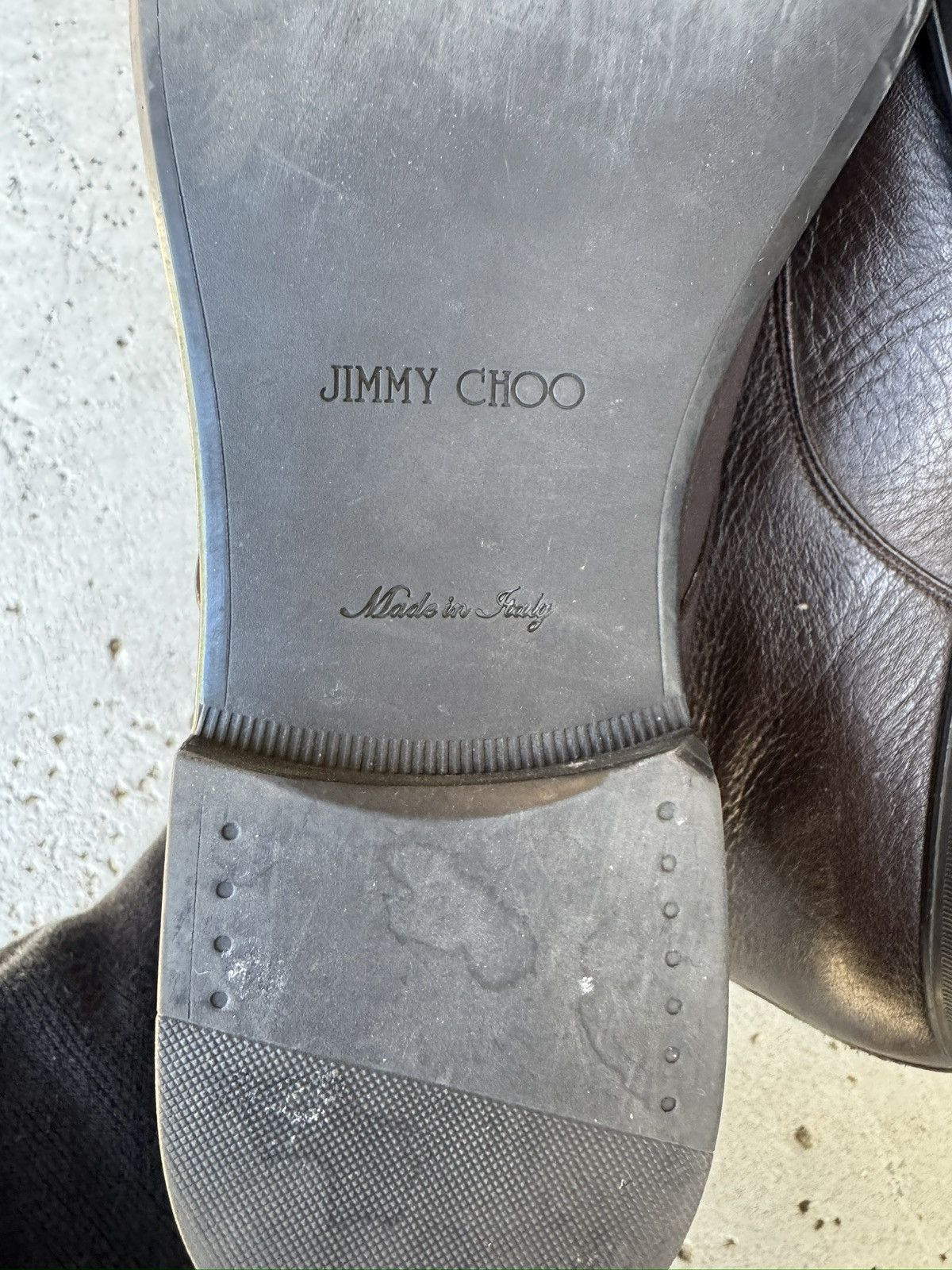 Jimmy Choo Jimmy Choo Double Monk Strap Leather Boots Size US 11 / EU 44 - 8 Thumbnail