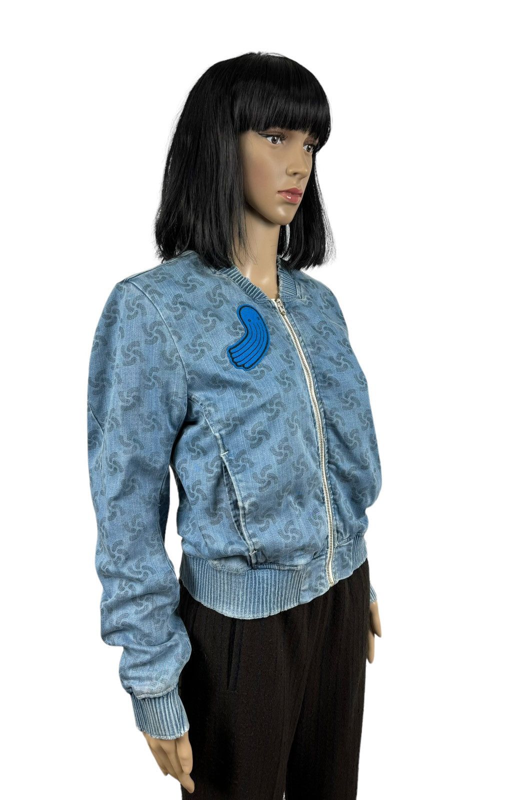G-Star × Pharrell Gstar Pharell Williams Denim Bomber Jacket Printed size M Size M / US 6-8 / IT 42-44 - 5 Thumbnail