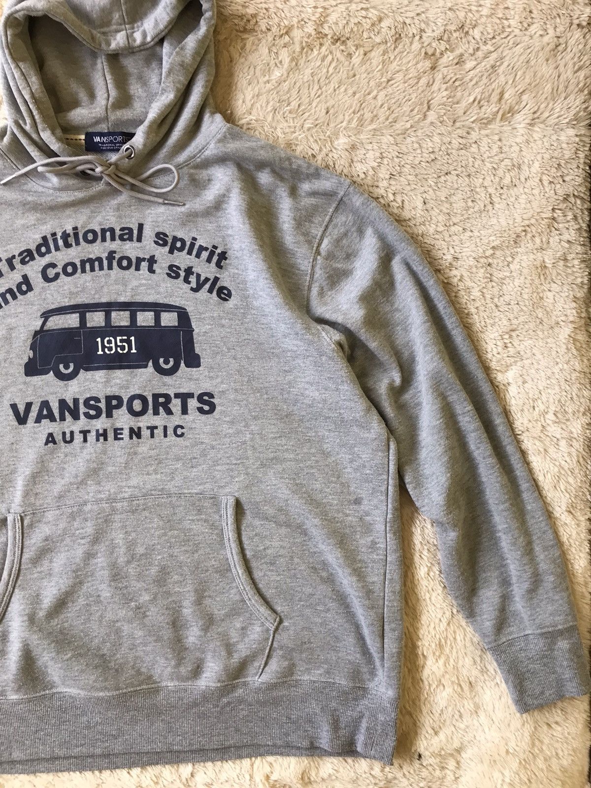 Japanese Brand Surf Style Vintage Vansport Hoodie Size US L / EU 52-54 / 3 - 4 Thumbnail