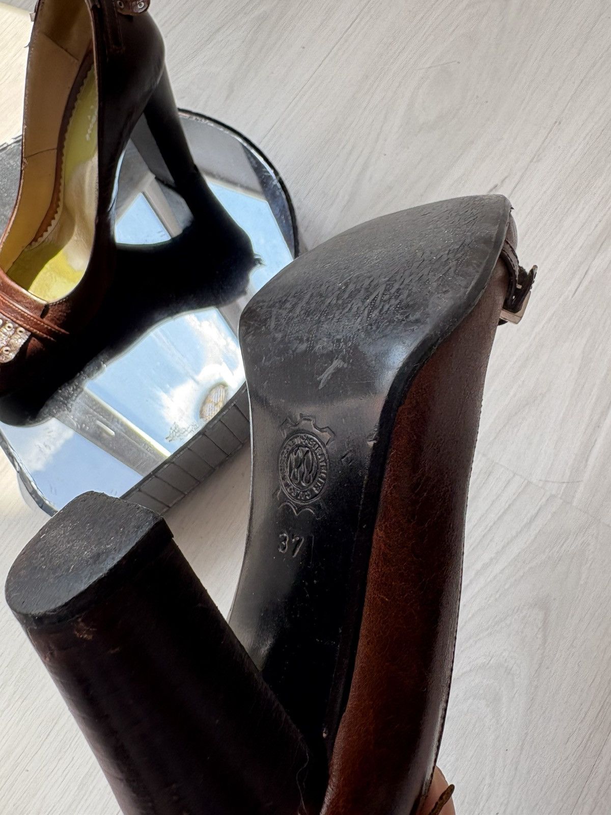 Vintage y2k italian heels Size US 7 / IT 37 - 15 Thumbnail