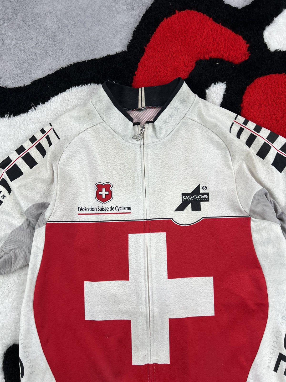 Vintage Vintage Assos Switzerland Team Cycling Racing Jersey Size US XS / EU 42 / 0 - 5 Thumbnail