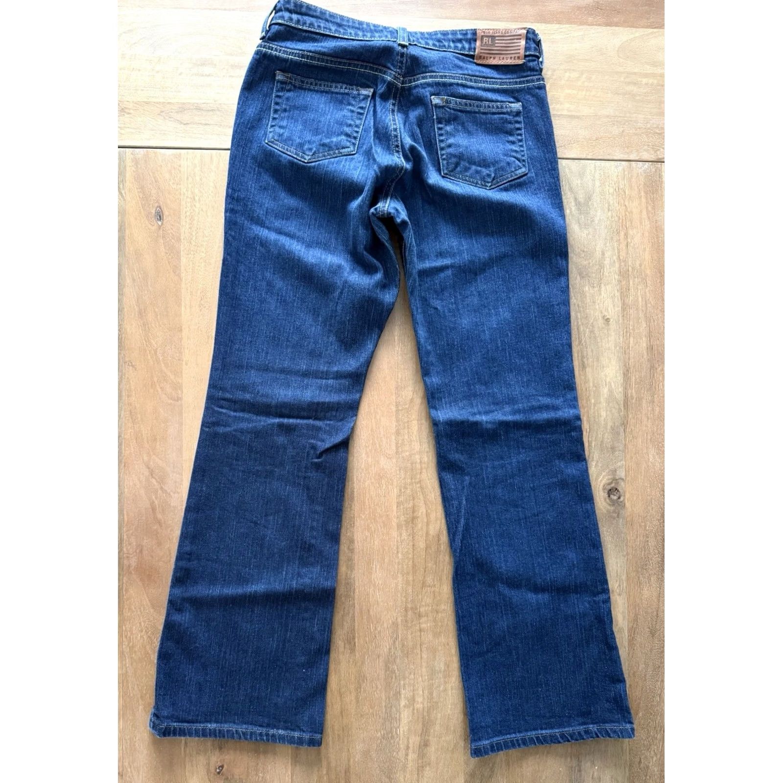 Polo Ralph Lauren VINTAGE Polo Jeans? No, Polo Ralph Lauren Denim Jeans Bootcut Dark Wash 30x28 Womens Size 4 Regular 5-Pocket Comfort Stretch Size 27" / US 4 / IT 40 - 2 Thumbnail