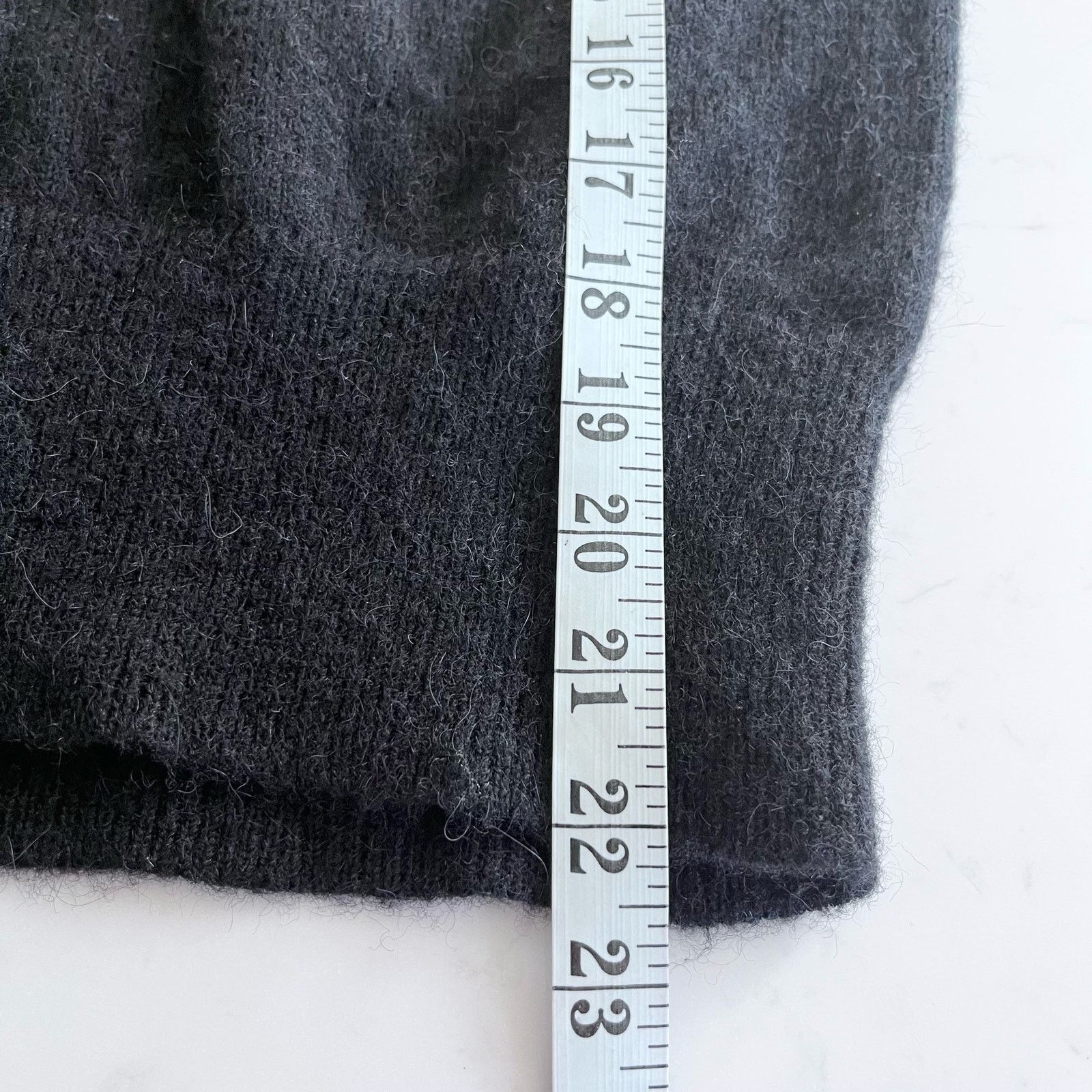 & Other Stories Ruffled Turtleneck Knit Sweater Black Women