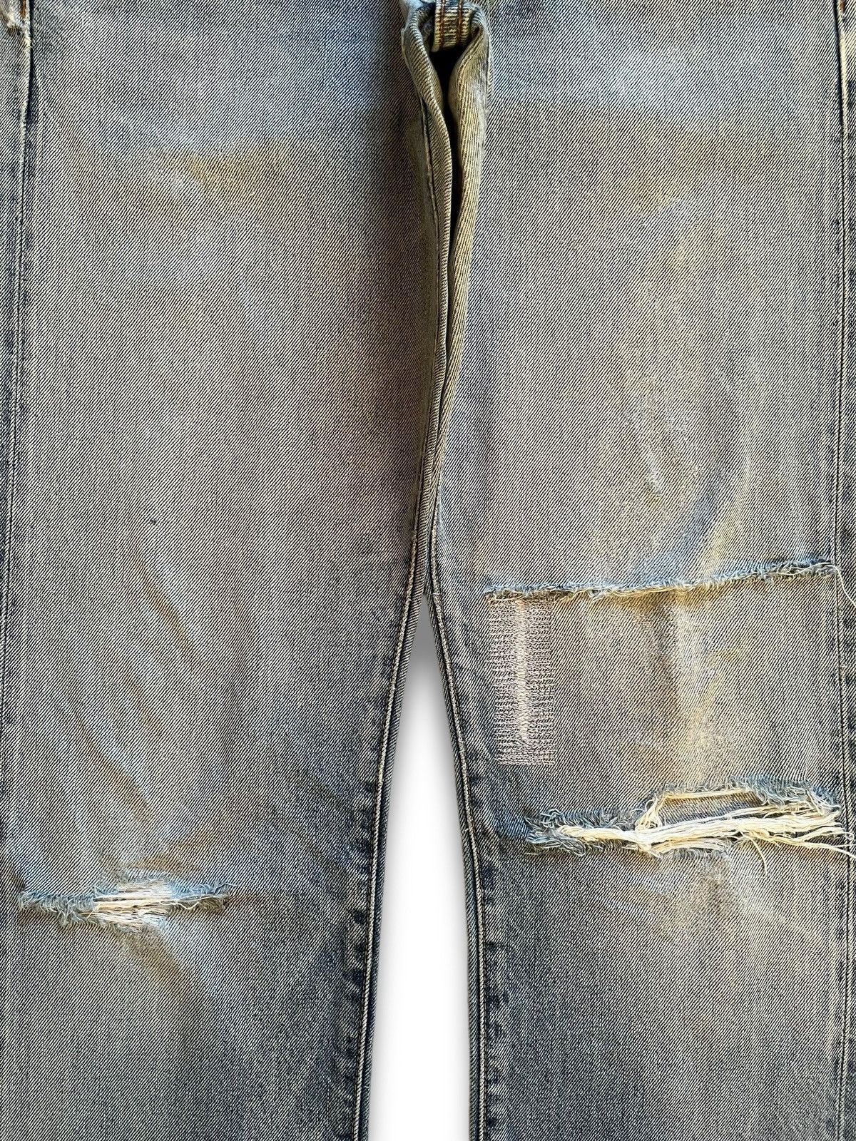 Japanese Brand × Uniqlo Vintage Japanese Uniqlo Selvedge Faded Wash Loose Jeans Size US 31 - 6 Thumbnail