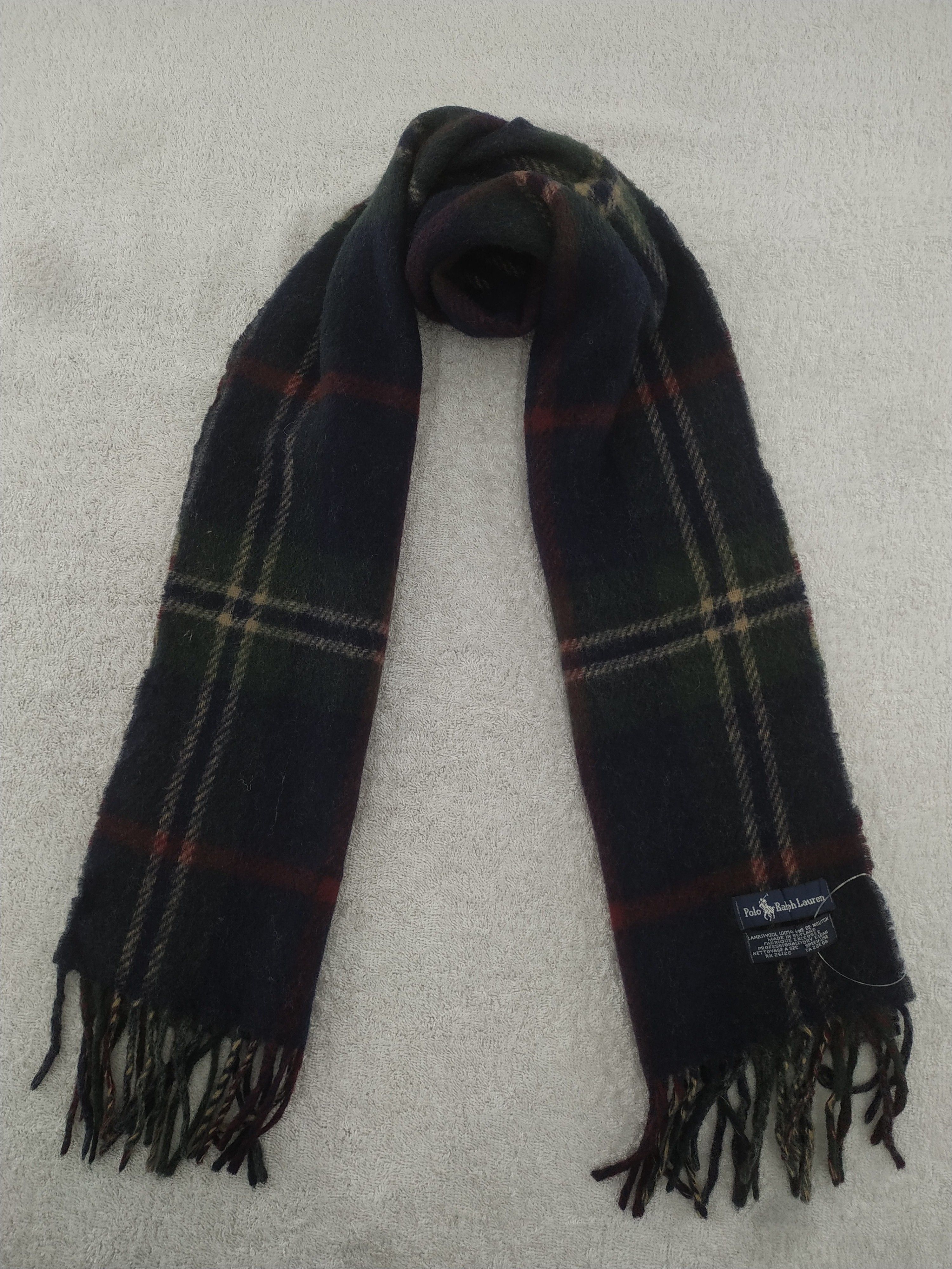 Polo Ralph Lauren × Vintage Polo Ralph Lauren Scarf / Muffler / Neckwear - WW890 Size ONE SIZE - 1 Thumbnail