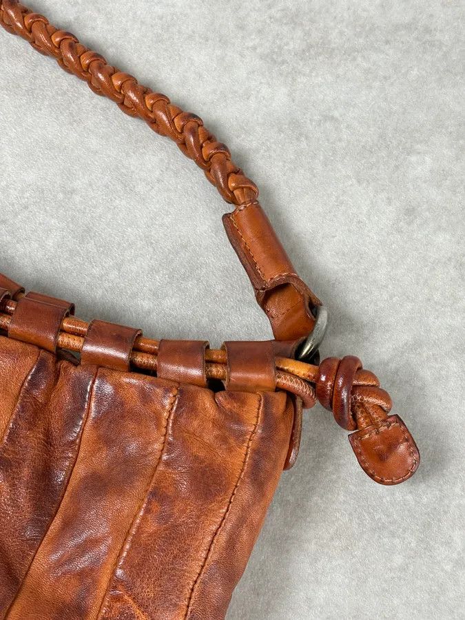 Giorgio Brato Giorgio Brato Brown Eroded Leather Bag Size ONE SIZE - 9 Thumbnail