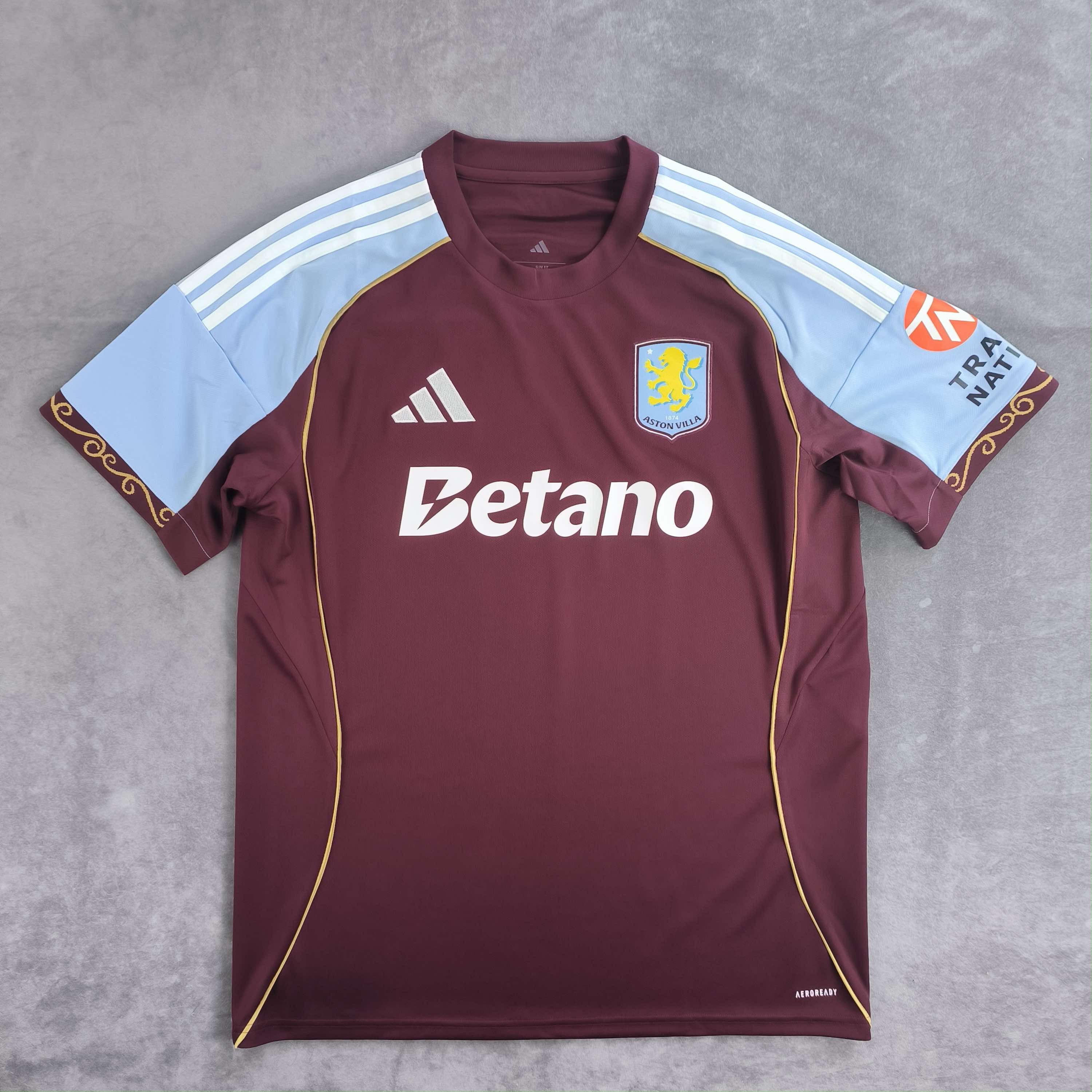 Adidas Aston Villa 2025-26 Adidas home football jersey size L Size US L / EU 52-54 / 3 - 1 Thumbnail