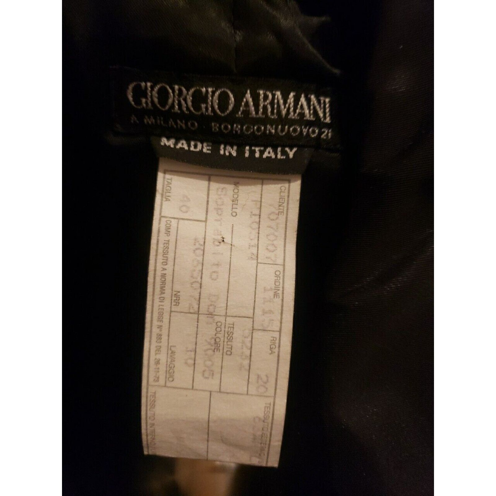 Giorgio Armani Giorgio Armani women Black trench, 40 Size S / US 4 / IT 40 - 3 Thumbnail