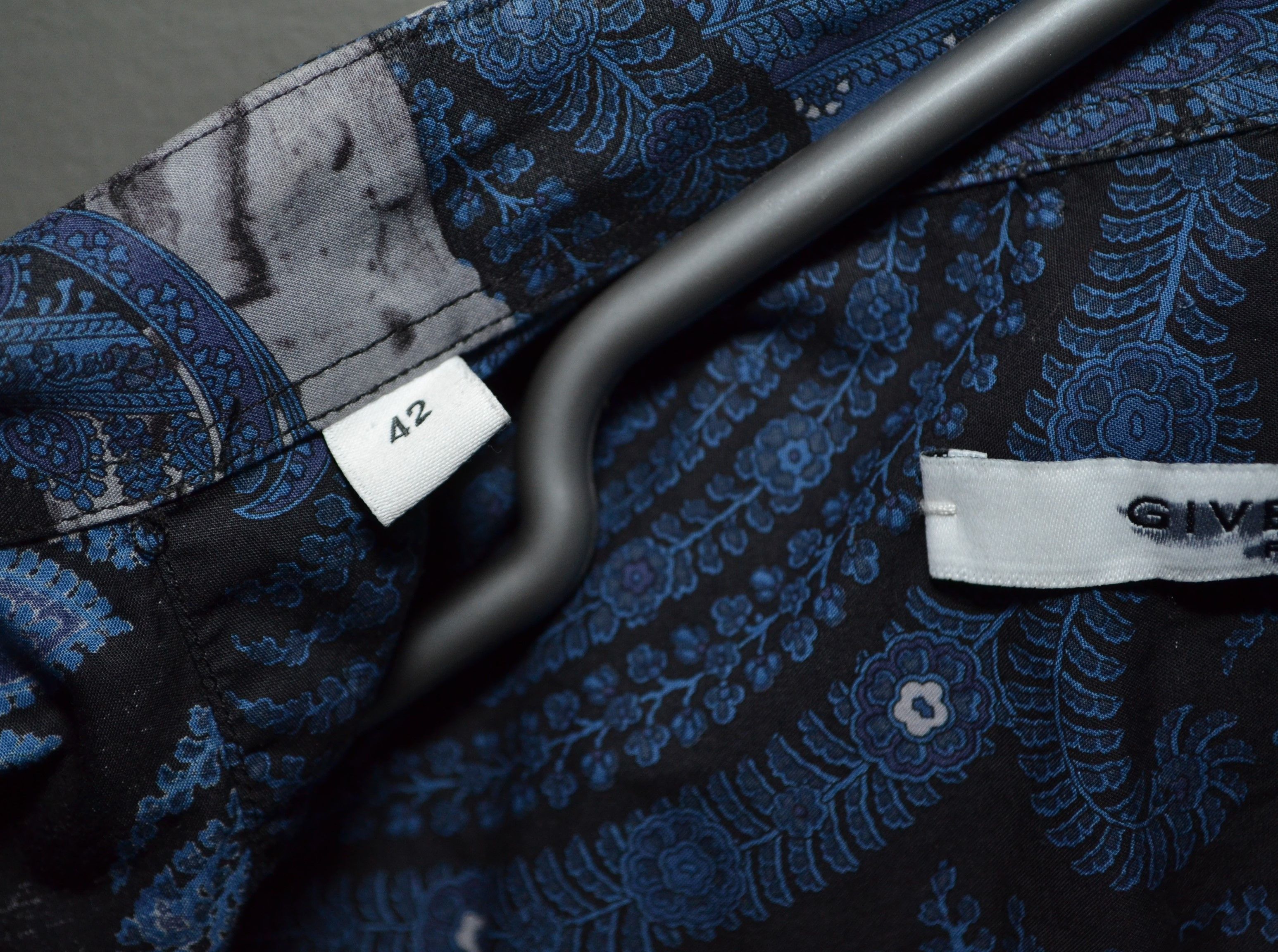 Givenchy Givenchy S/S 2015 Paisley Moth Button-up Shirt S-M 42 Size US M / EU 48-50 / 2 - 11 Thumbnail