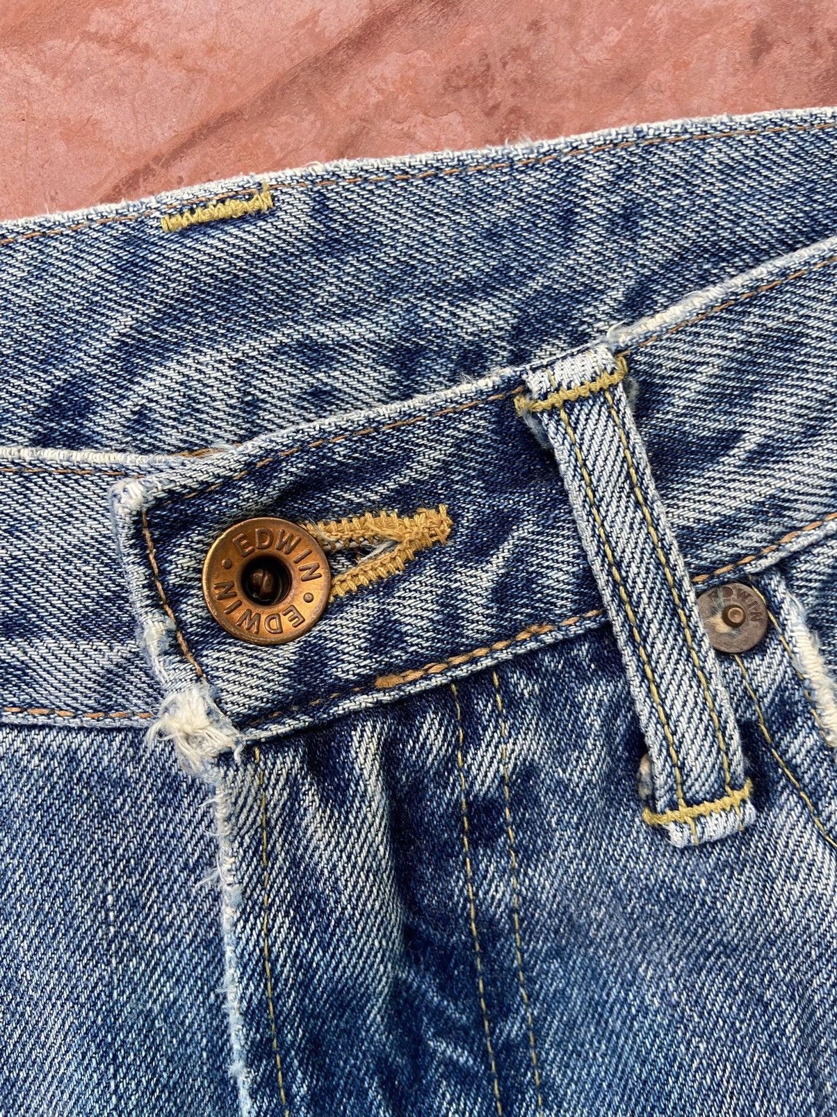 Beauty Beast 🔥 Vintage Edwin Jeans Street fashion #130 Size US 31 - 9 Thumbnail