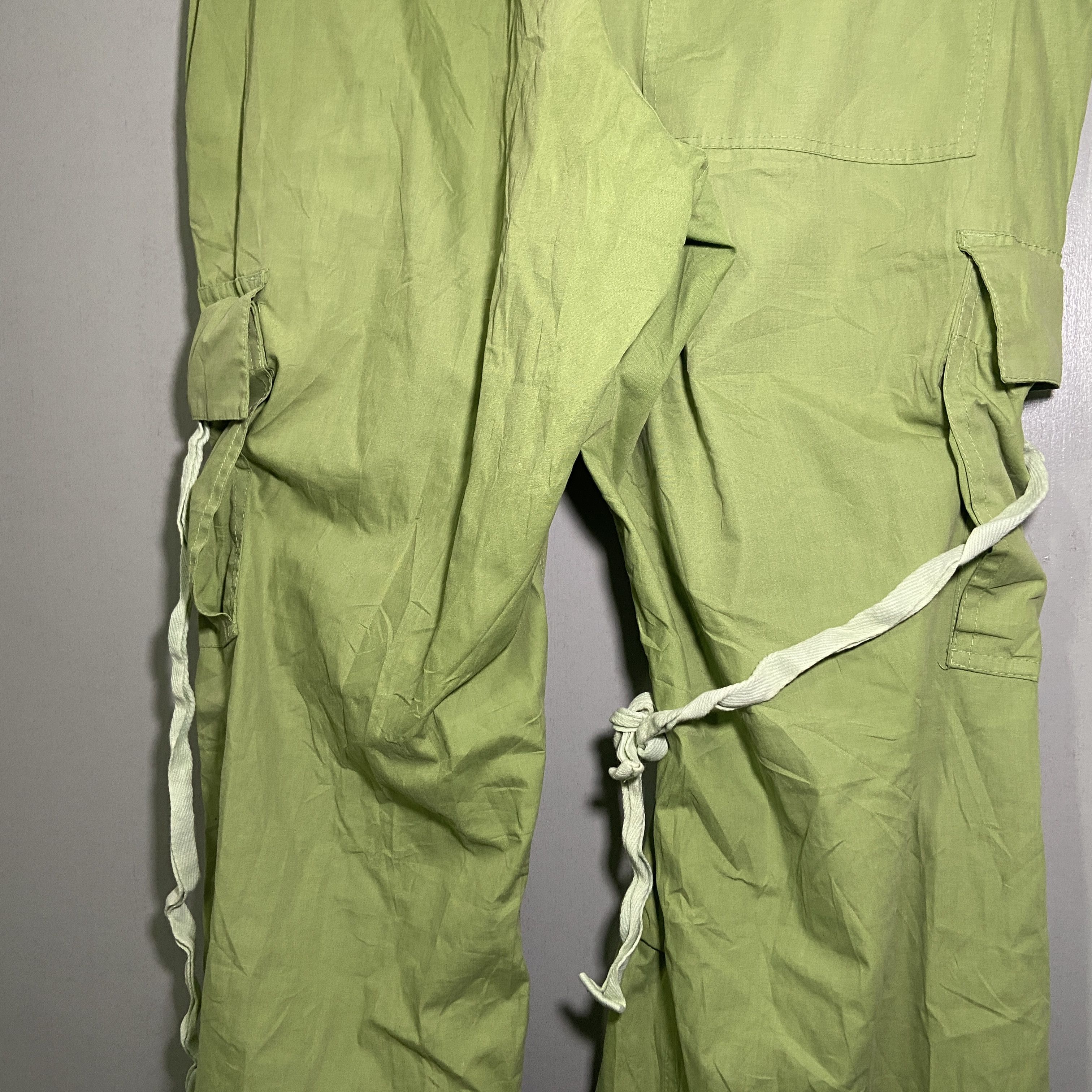Japanese Brand × Vintage Vintage UFO rare parachute bondage cargo pants 90’s Size US 33 - 6 Thumbnail