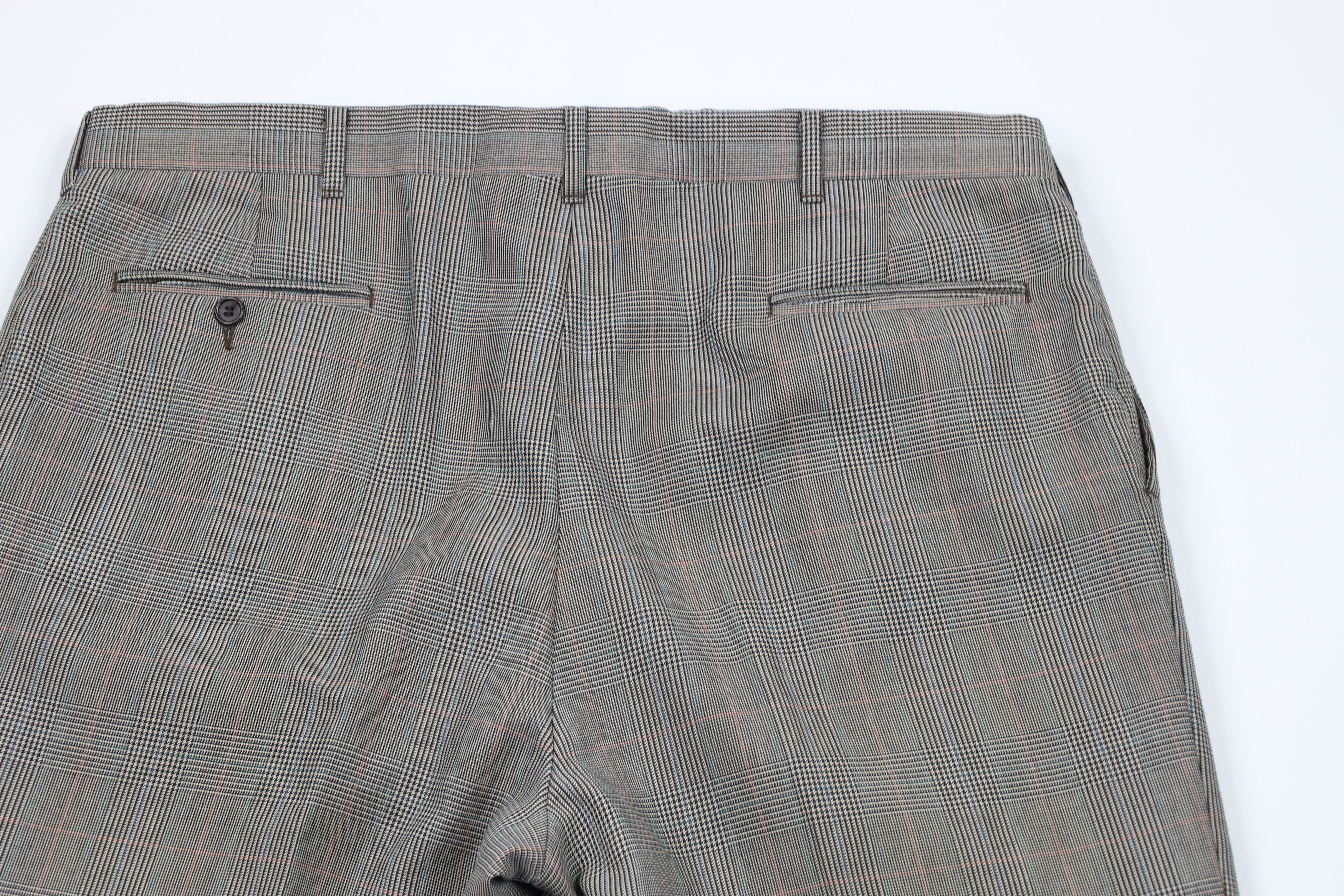 Vintage Vintage 70s Streetwear 2 Piece Wool Suit Houndstooth Size 46R - 14 Thumbnail