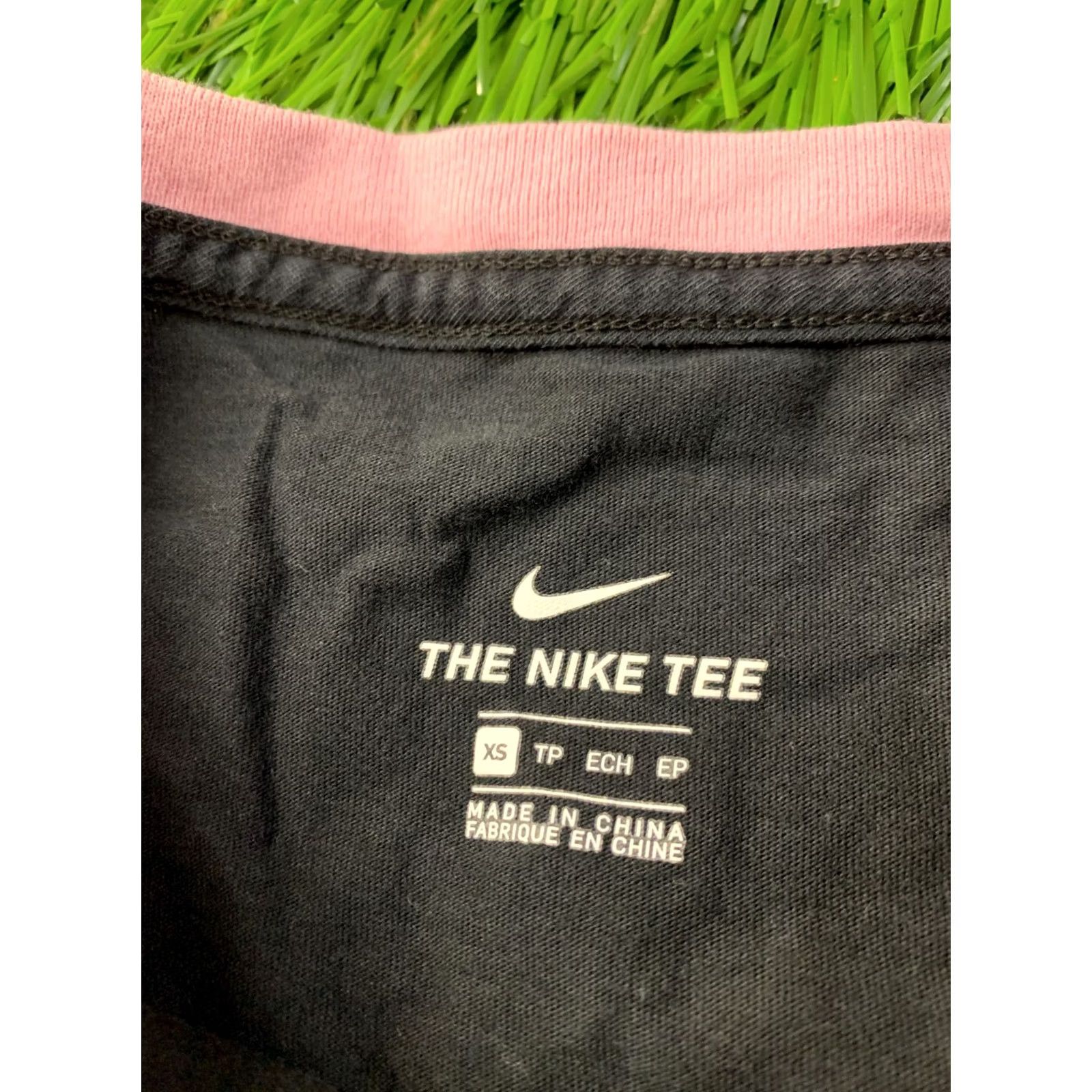 Nike NIKE Shirt Women XS Black and Pink 2020 Jersey T-Shirt Short Sleeve Casual Crew Neck 100% Cotton Logo Vintage No Size XS / US 0-2 / IT 36-38 - 5 Thumbnail