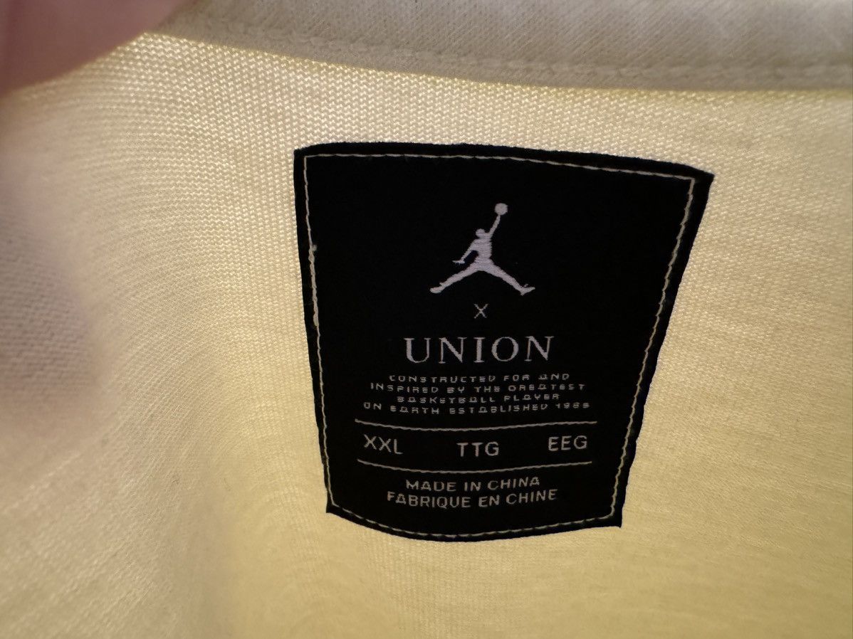 Jordan Brand Nike x Union Jordan Tee Shirt Yellow Size XXL Size US XXL / EU 58 / 5 - 4 Thumbnail