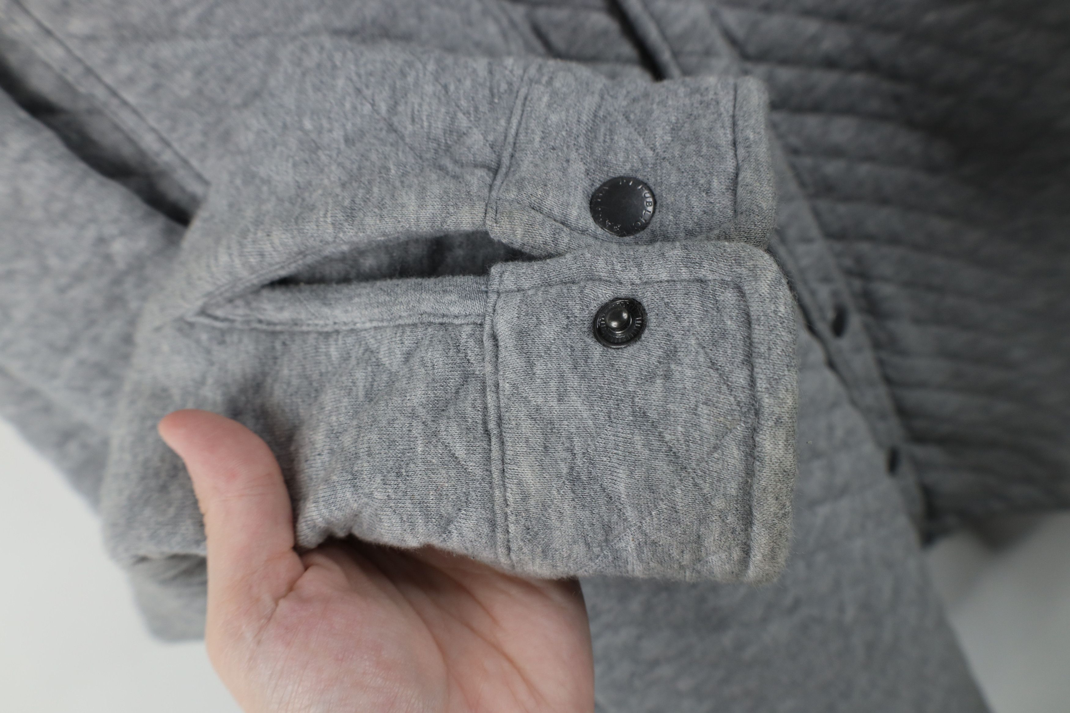 Banana Republic × Vintage Banana Republic Quilted Snap Button Shirt Jacket Jac Shirt Size US XL / EU 56 / 4 - 7 Thumbnail