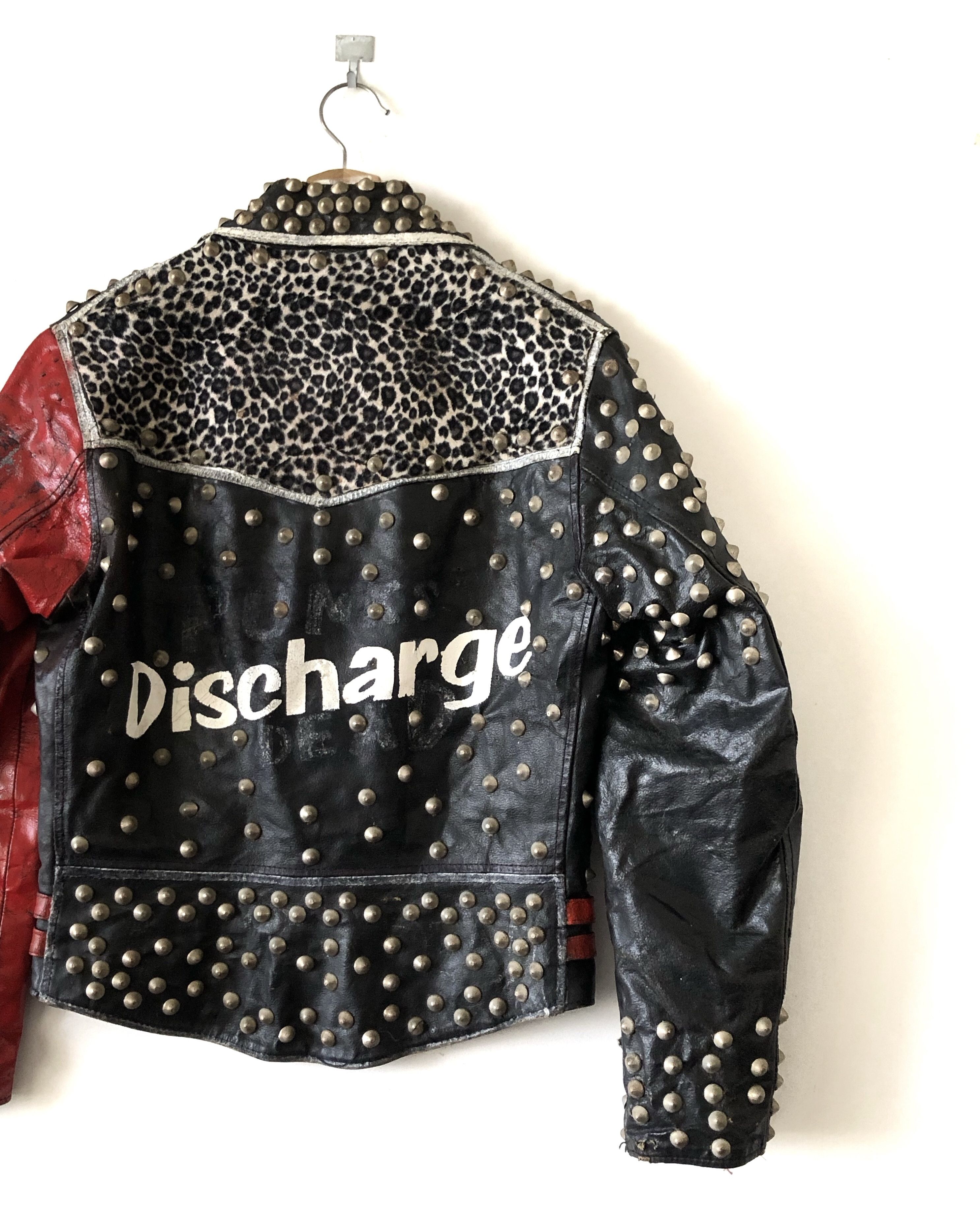 Band Tees GRAIL🔥80’S PUNK GBH DISCHARGE PUNK NOT DEAD LEATHER JACKET Size US S / EU 44-46 / 1 - 16 Thumbnail