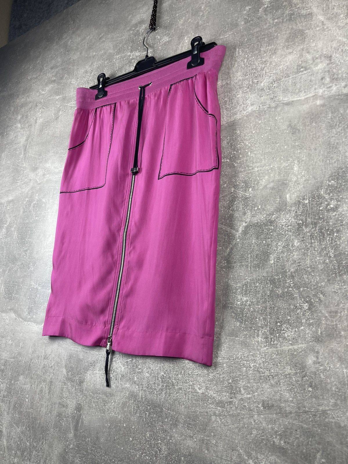 Jean Charles De Castelbajac × Vintage JC de Castelbajac NWT Archive 90s Silk Vintage Y2K Skirt Size 26" / US 2 / IT 38 - 2 Thumbnail