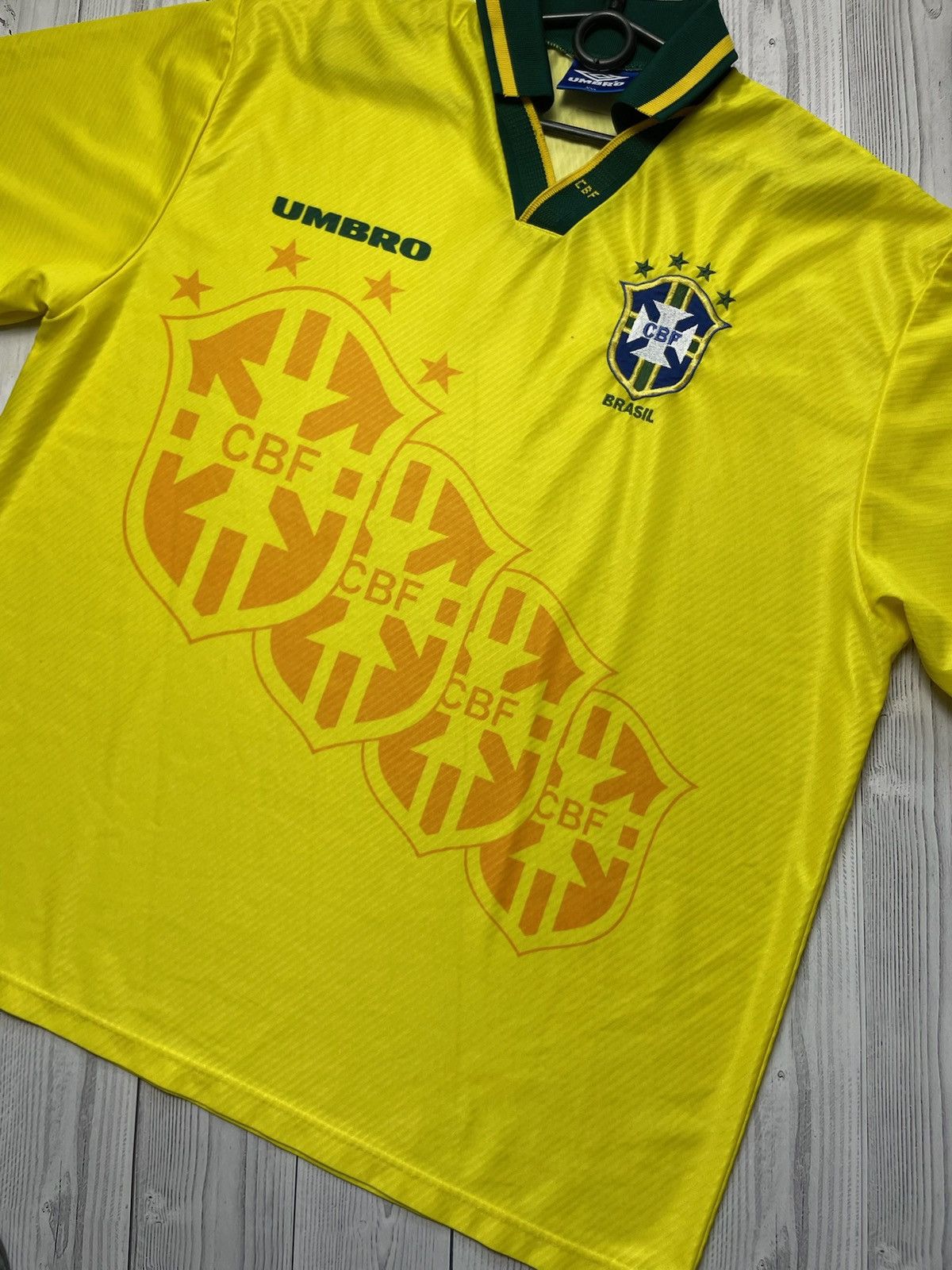 Umbro × Vintage Vintage Umbro Brazil soccer jersey Brazil size XXL logo Size US XXL / EU 58 / 5 - 2 Thumbnail