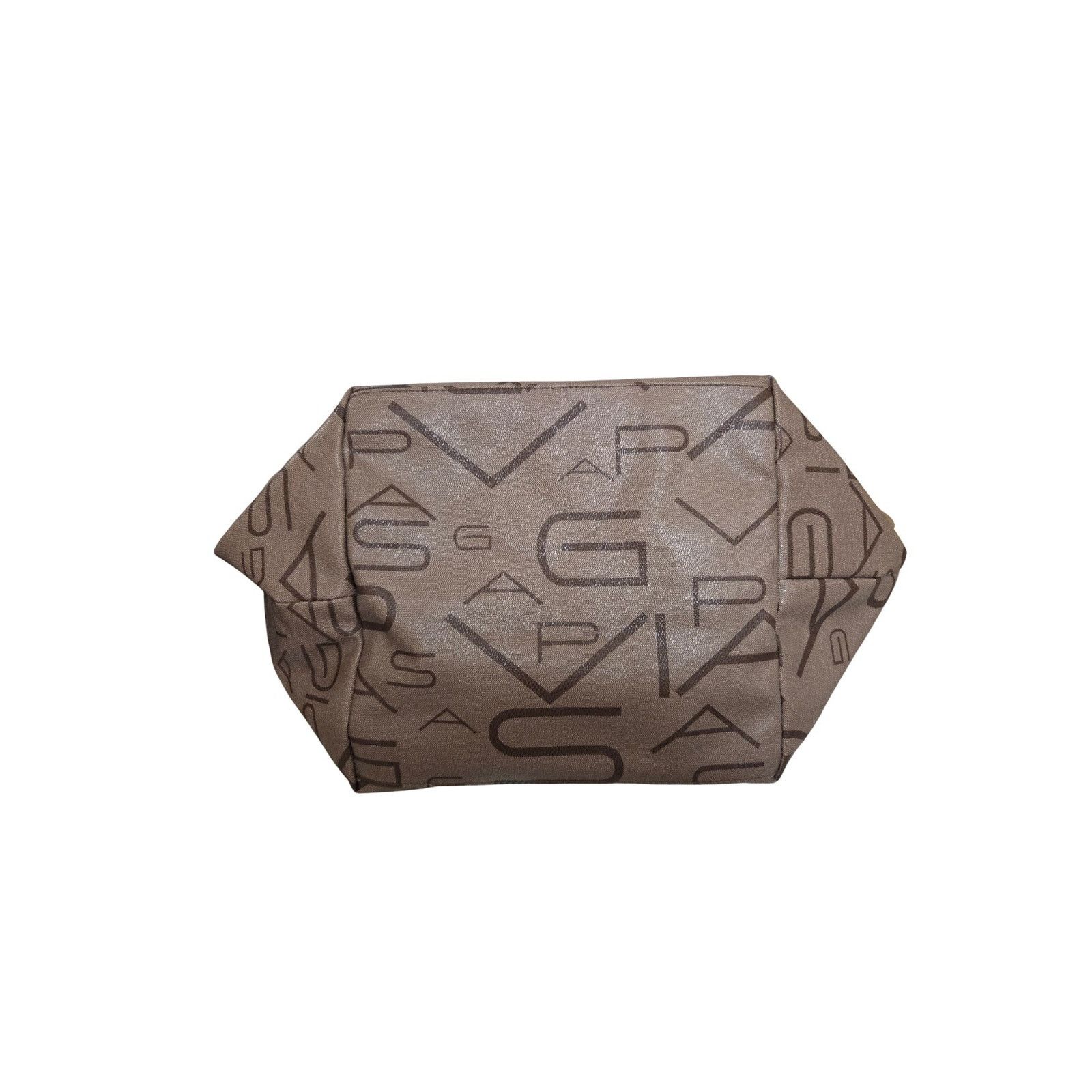 Nordstrom Via Spiga Taupe Logo Shoulder Bag w/ Patent Straps Size ONE SIZE - 4 Thumbnail