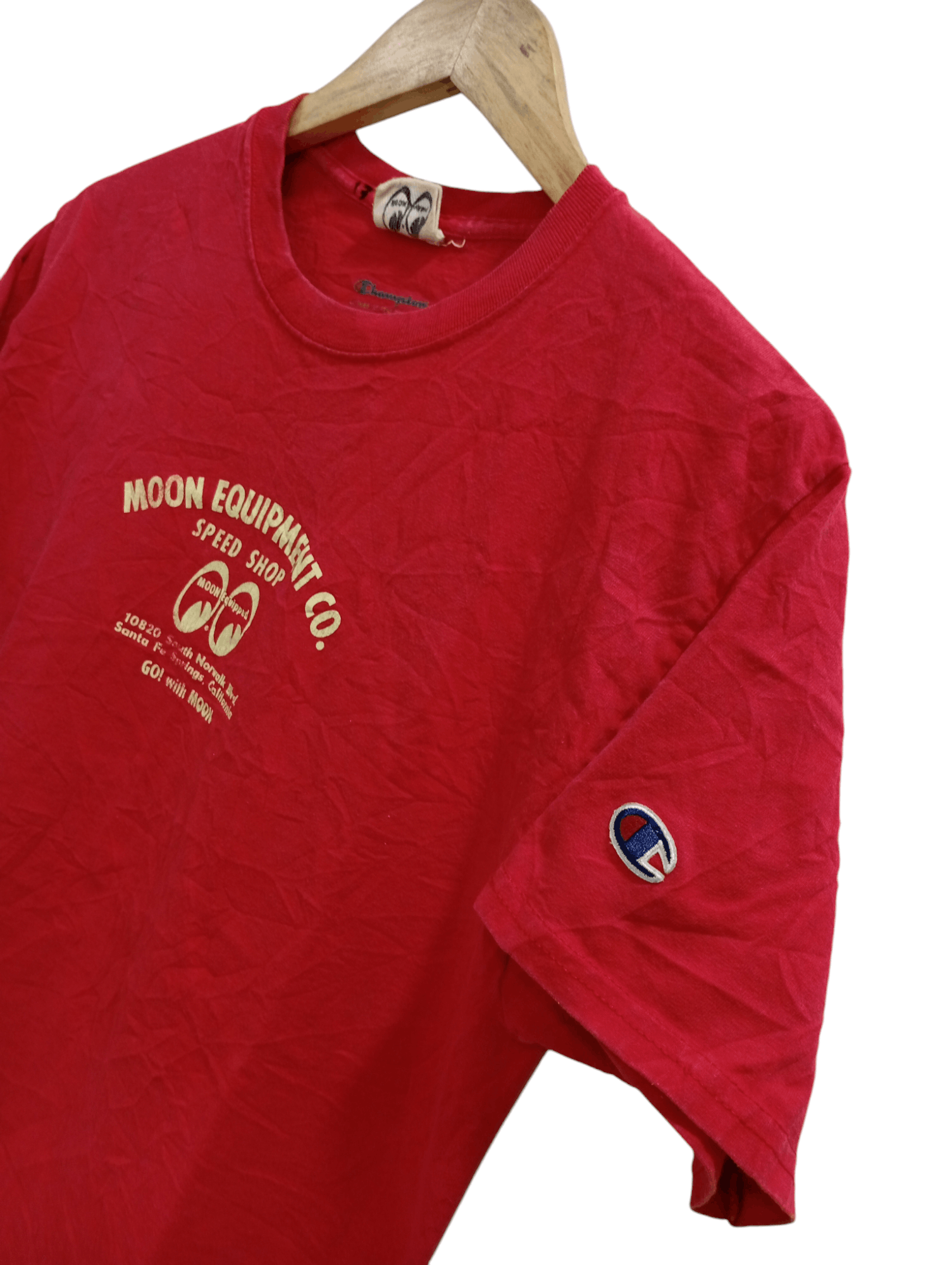 Champion × Japanese Brand × Vintage 🔥🔥Moon Eye x Champion T-Shirt Size US M / EU 48-50 / 2 - 6 Thumbnail