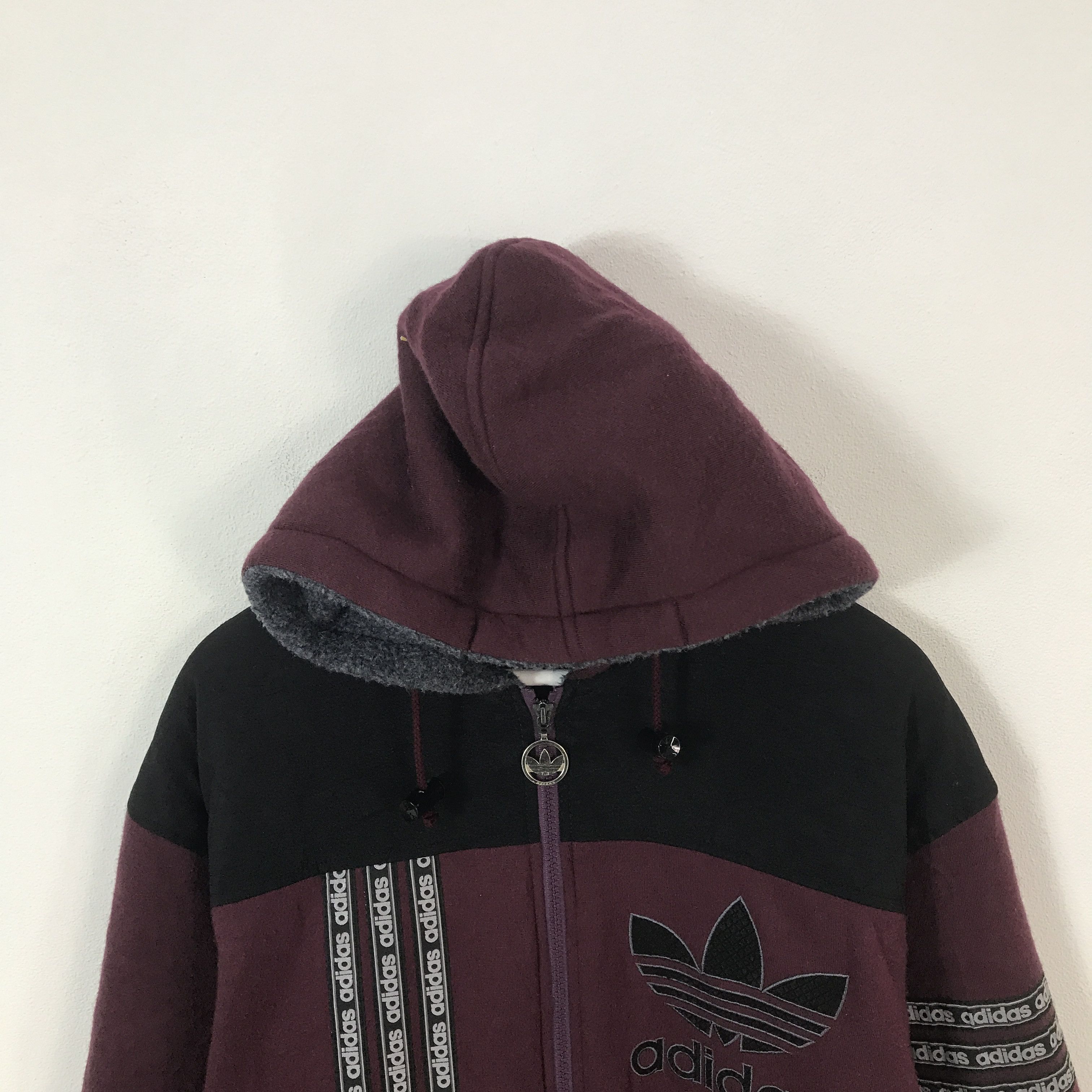 Adidas Vintage Adidas Japan Hoodie zipper sweatshirt K66B2 Size US M / EU 48-50 / 2 - 2 Thumbnail