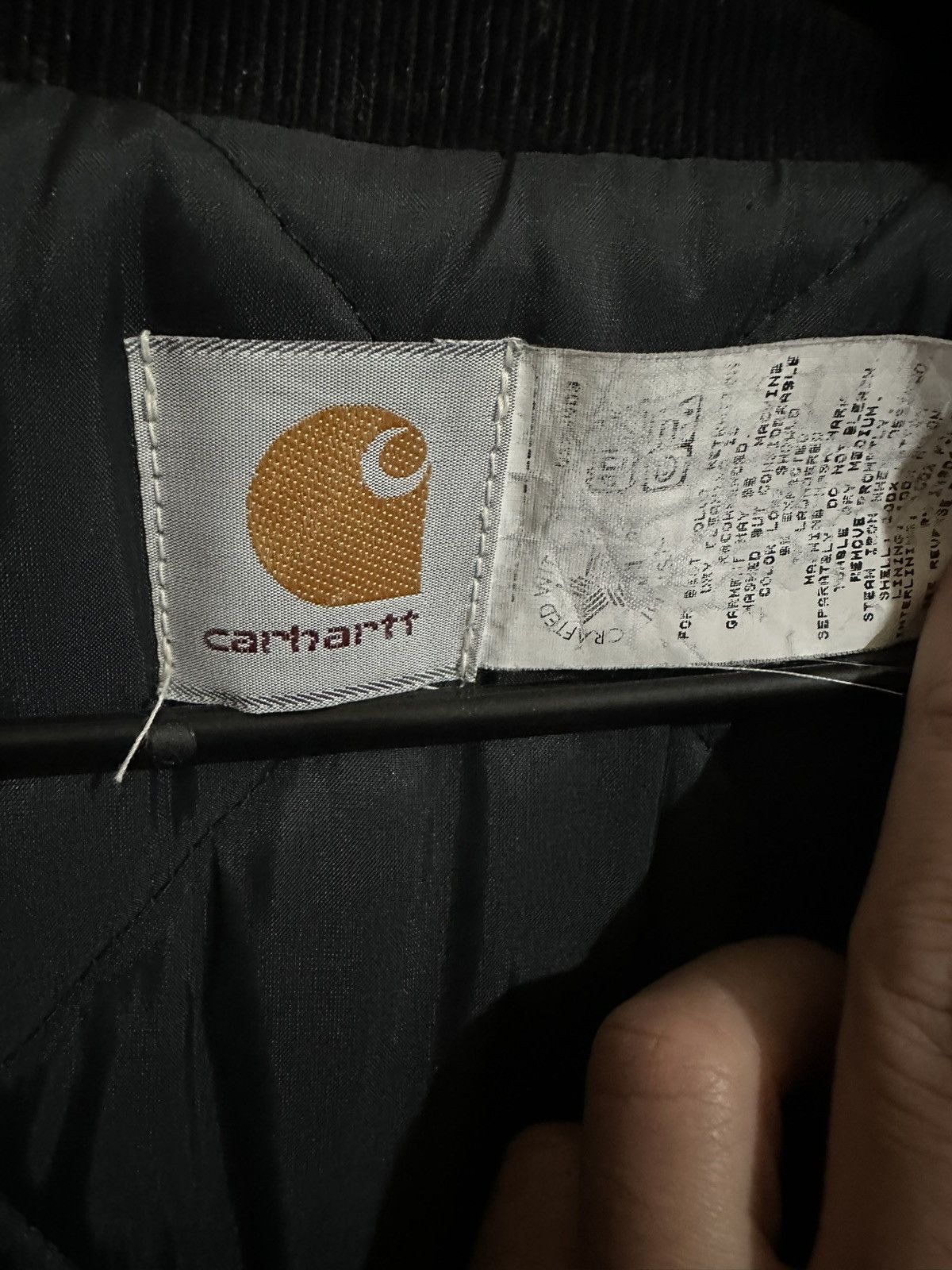 Carhartt Vintage Carhartt JQ185 Black size 48 Size US M / EU 48-50 / 2 - 6 Thumbnail