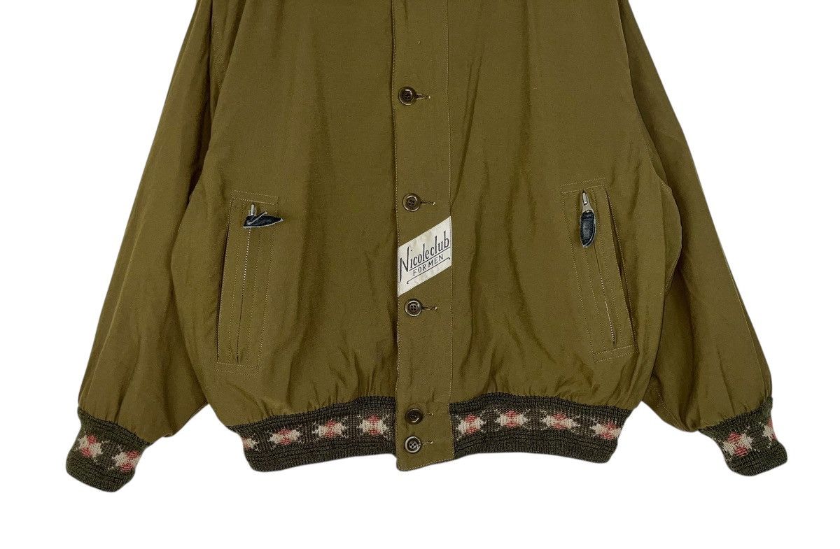 Nicole Club Vtg Reversible Nicole Club For Men Wool Cotton Heavy Jacket Size US M / EU 48-50 / 2 - 14 Thumbnail